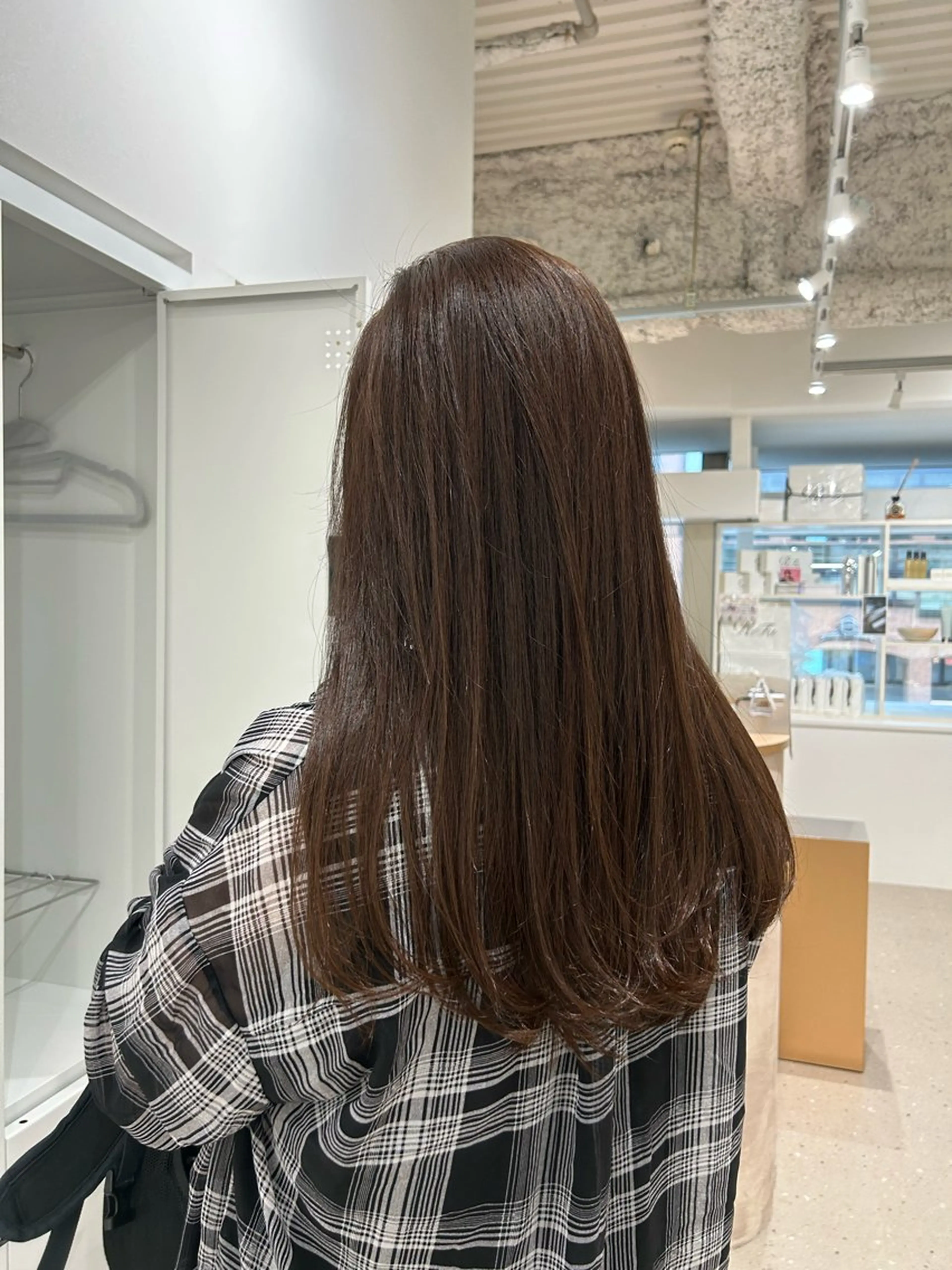 ロング 縮毛矯正 小西 瑞穂のヘアスタイル