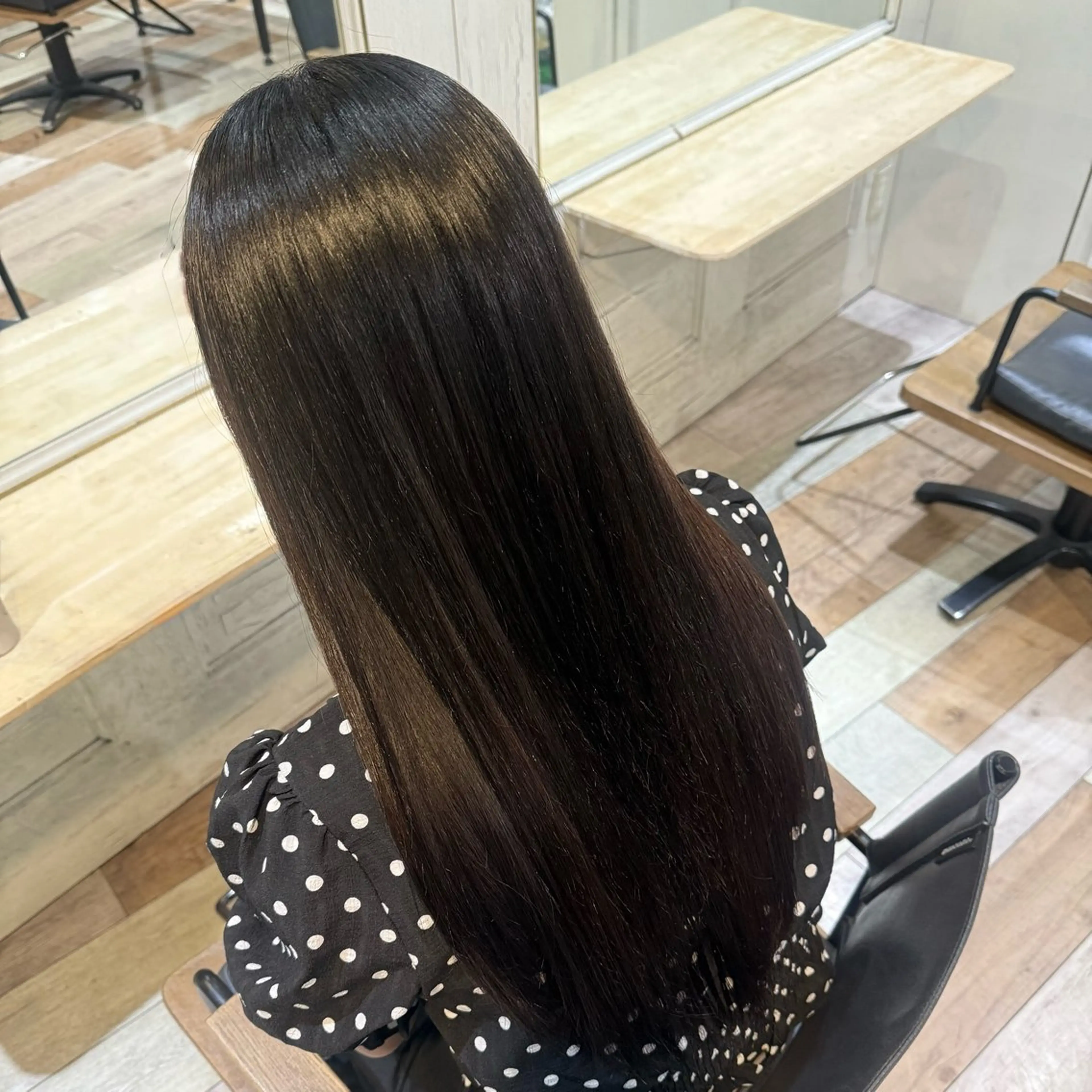 ロング くせ毛 髪質改善 縮毛矯正 トリートメント 酸熱トリートメント トリートメント ゆうな🎀/池袋 /LOVELEYのヘアスタイル