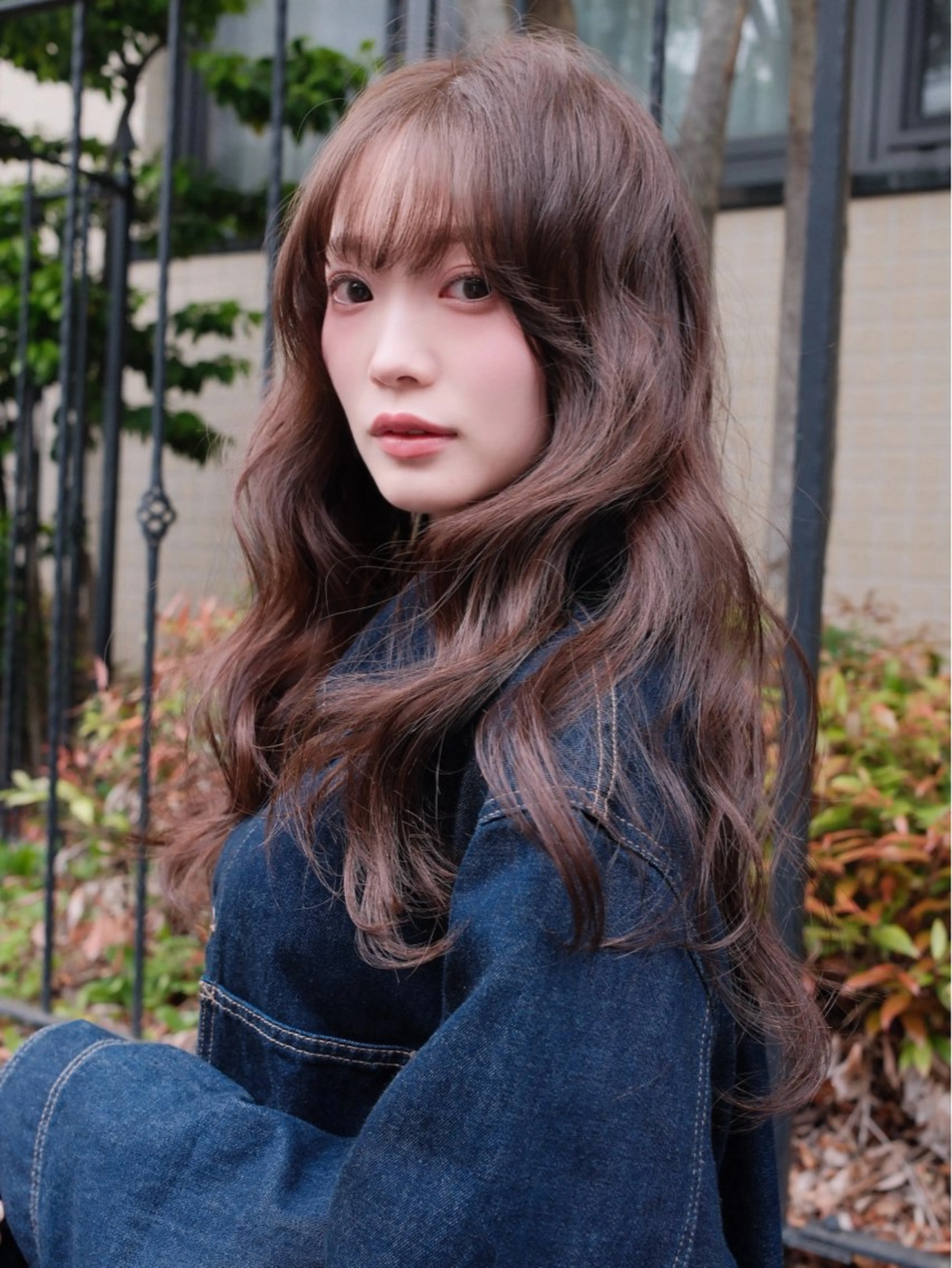ロング パーマ ボブ レイヤーカット ロング デジタルパーマ カット パーマ 【お洒落パーマ】 Elme　肥塚康汰郎のヘアスタイル