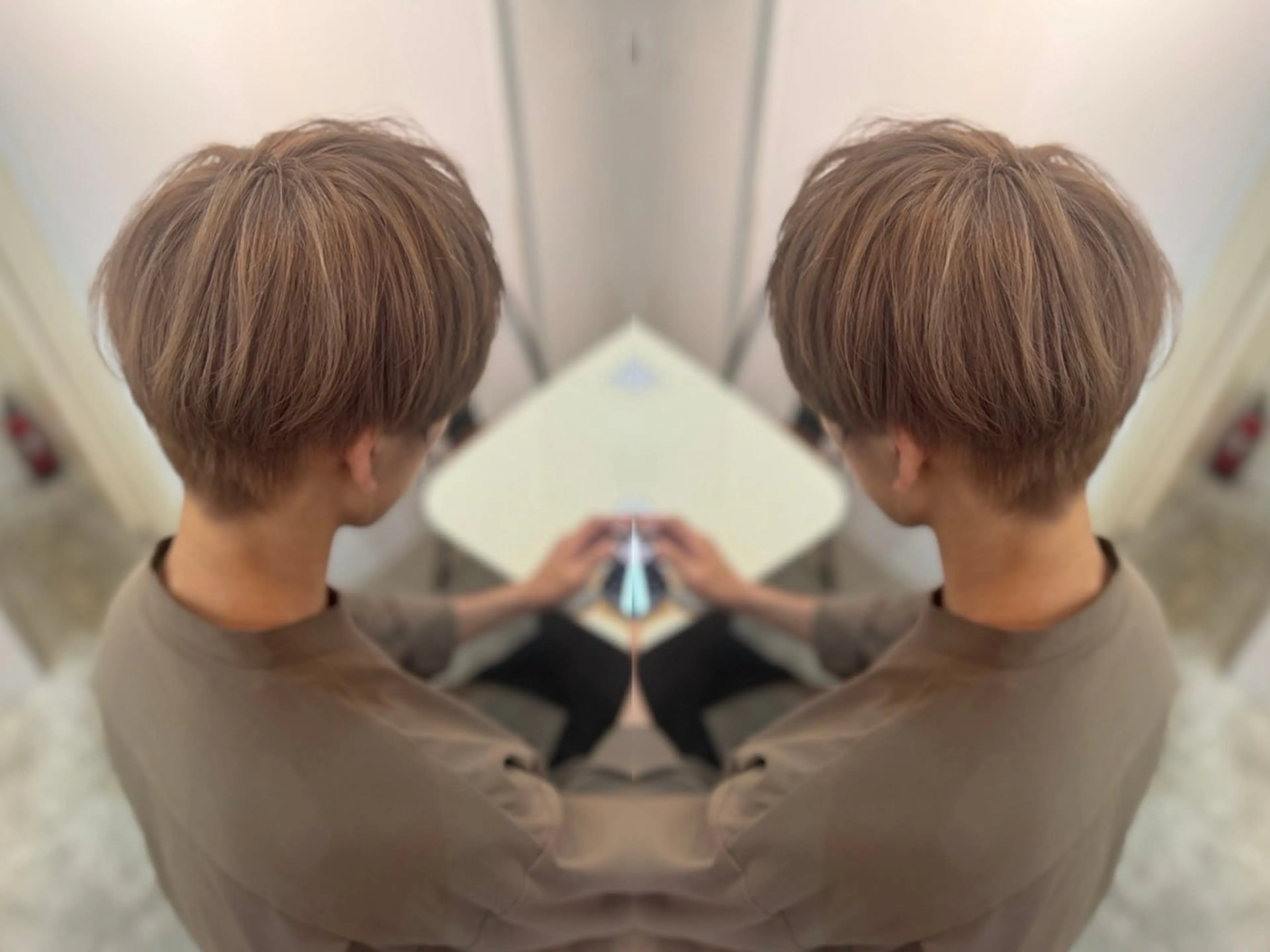 カラー メンズ 立川サラスト/ ku-ta🎟のヘアスタイル