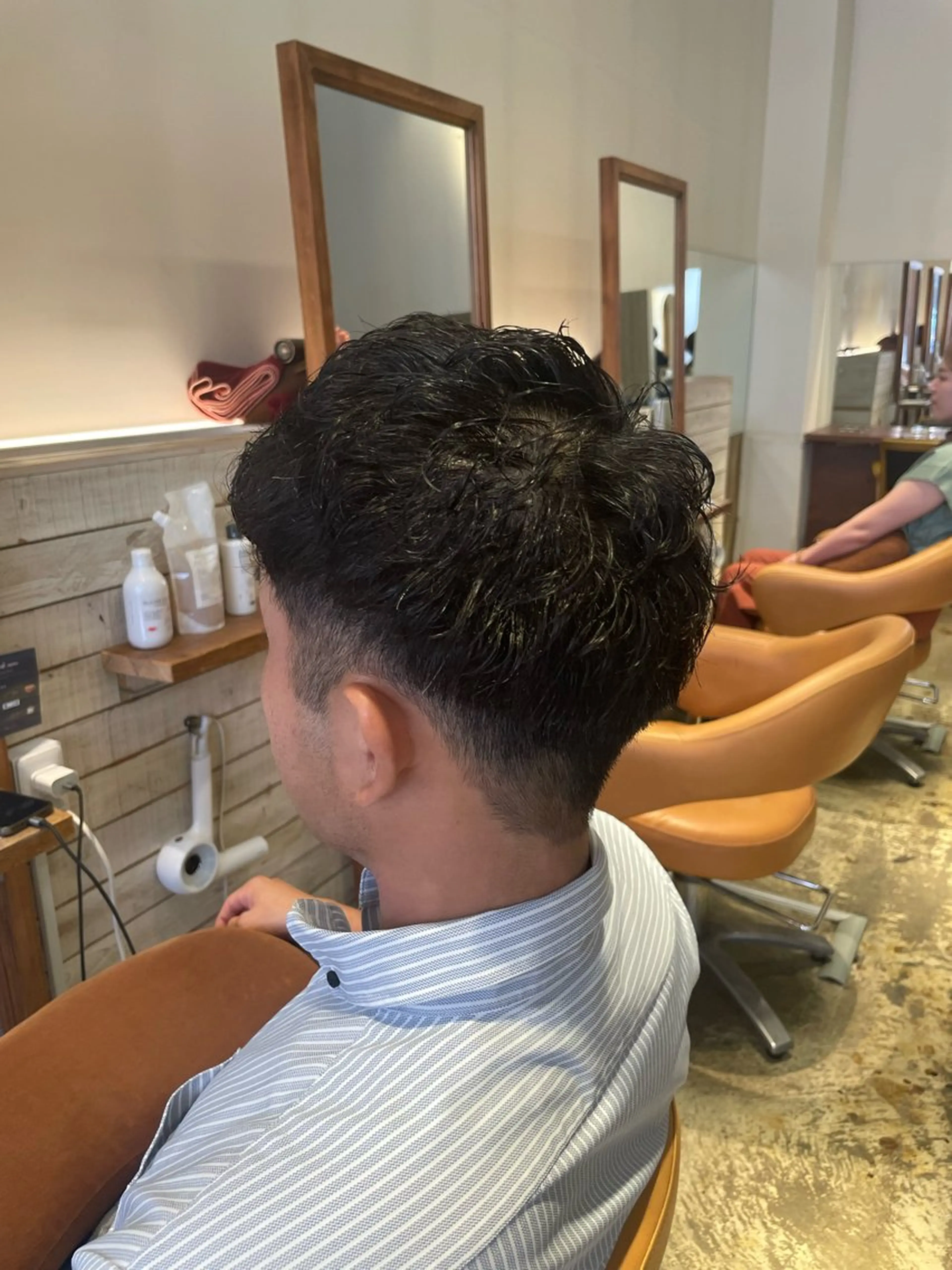 パーマ メンズ ビジネス メンズパーマ カット パーマ トリートメント EARTH菊名店👾 ひらのすぐるのヘアスタイル