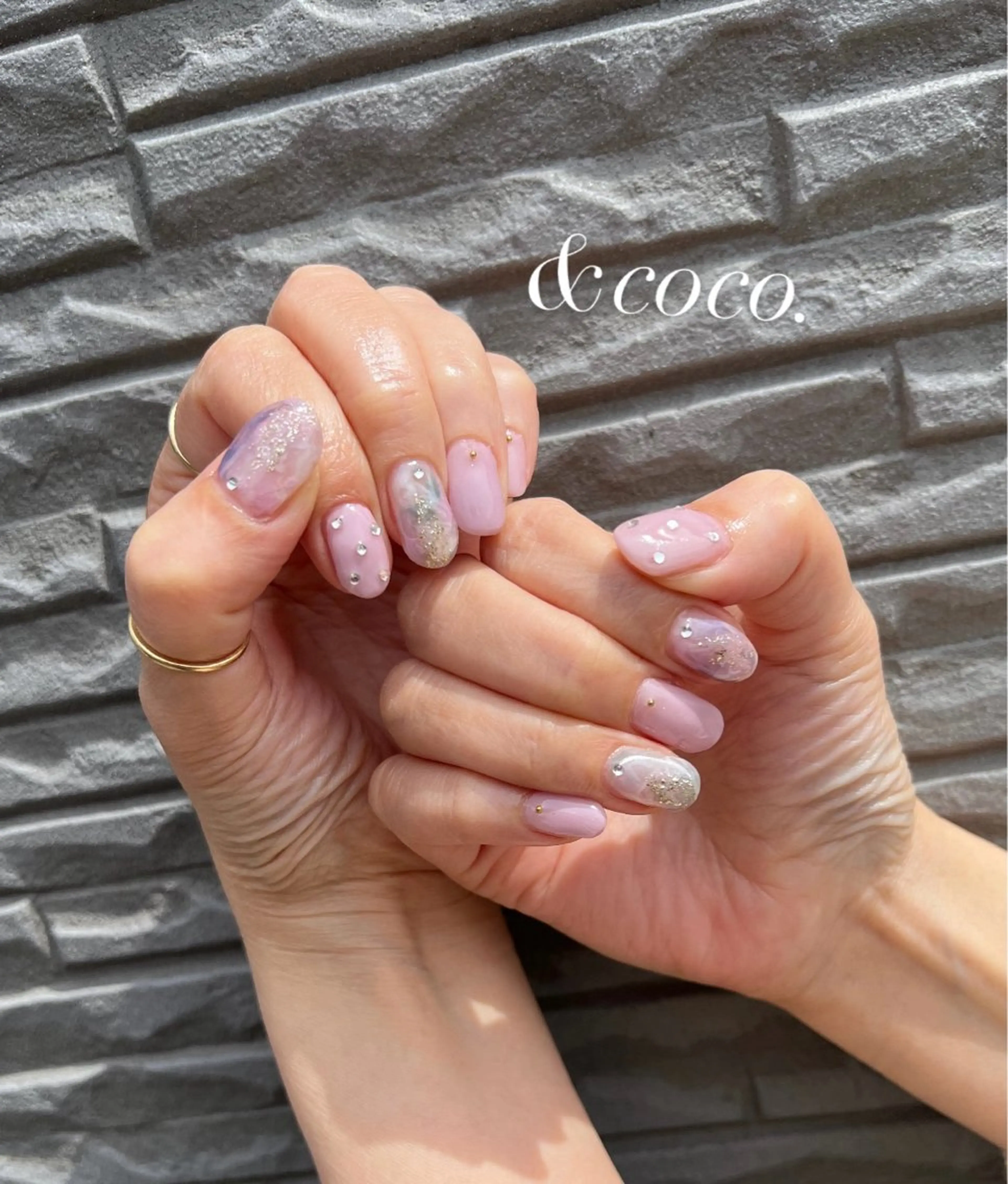 ネイル 春ネイル ＆ coco.のネイルデザイン