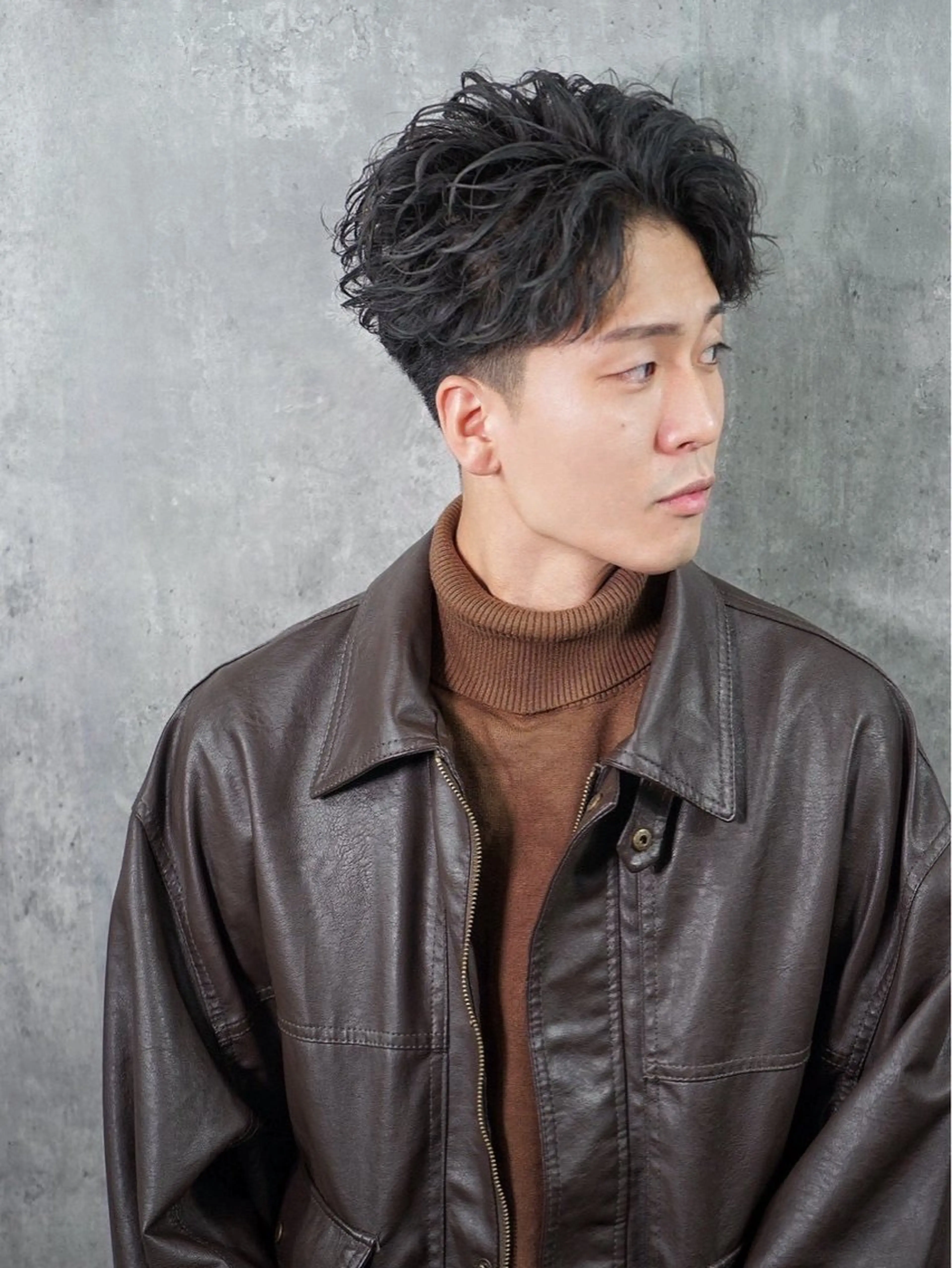 ショート パーマ 田場 彪太郎のヘアスタイル