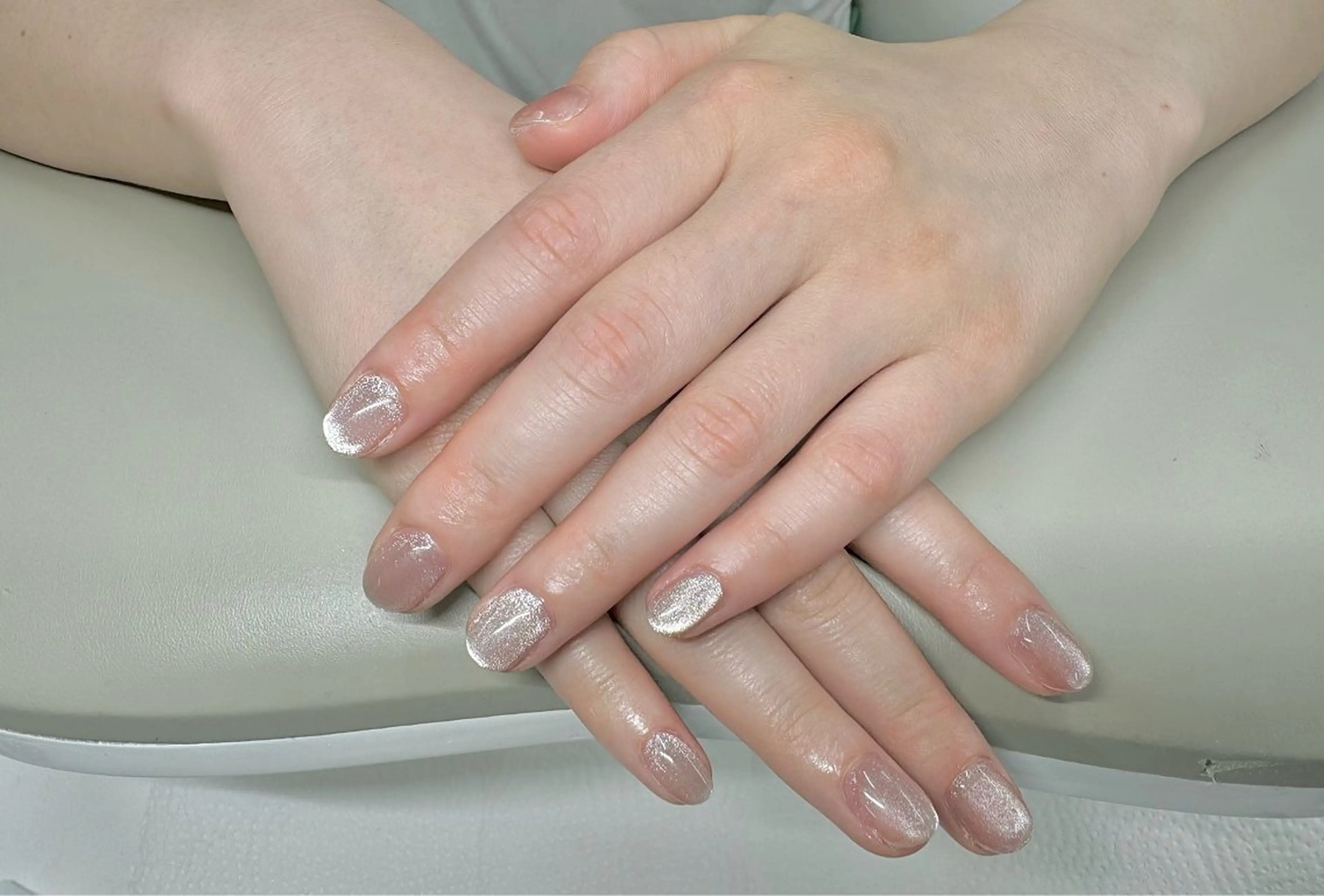 ネイル マグネットネイル ワンカラーネイル チ ンのネイルデザイン