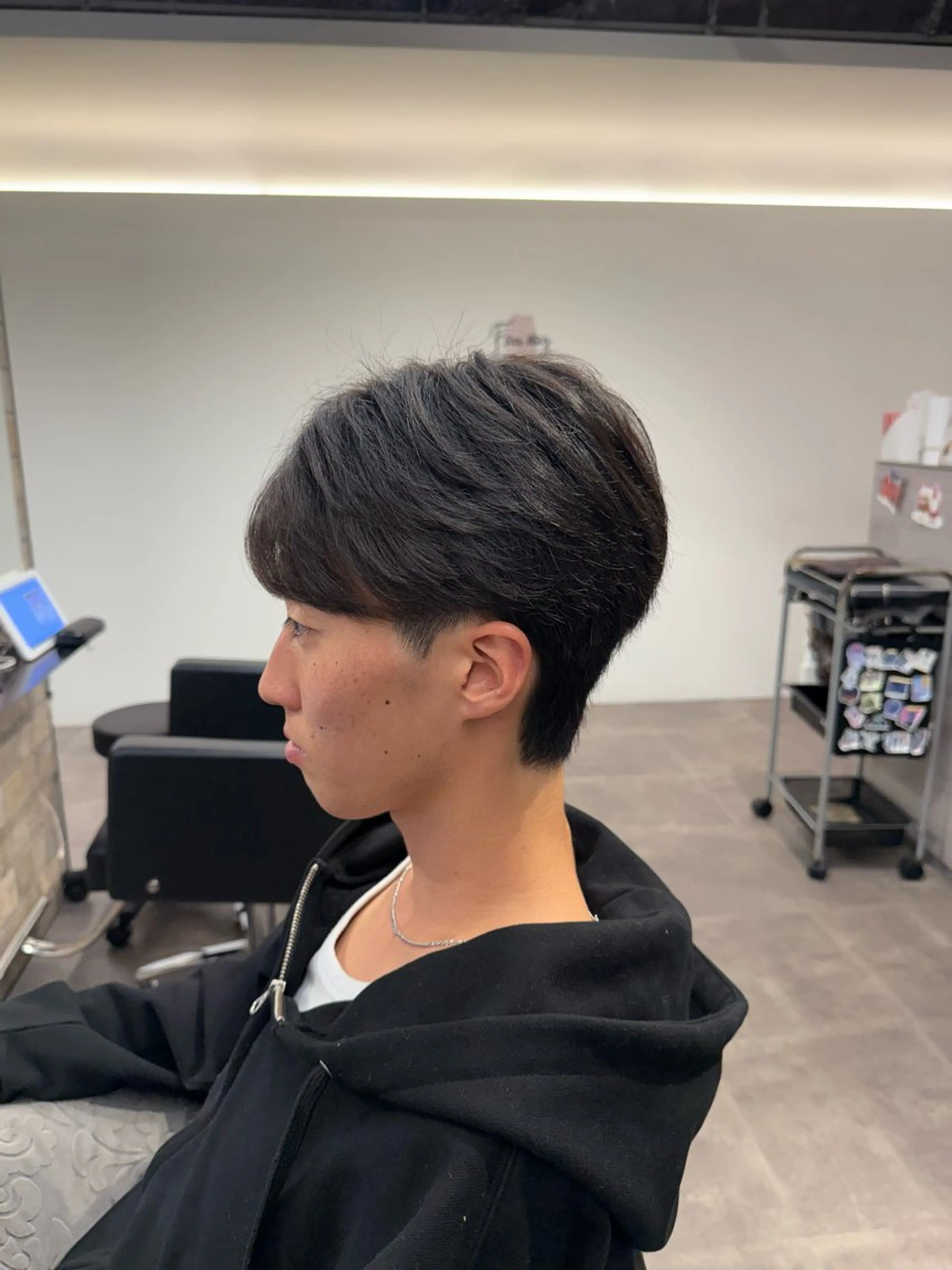 ショート パーマ メンズ カット パーマ fan.ray⚽️ 髙橋翔一のヘアスタイル