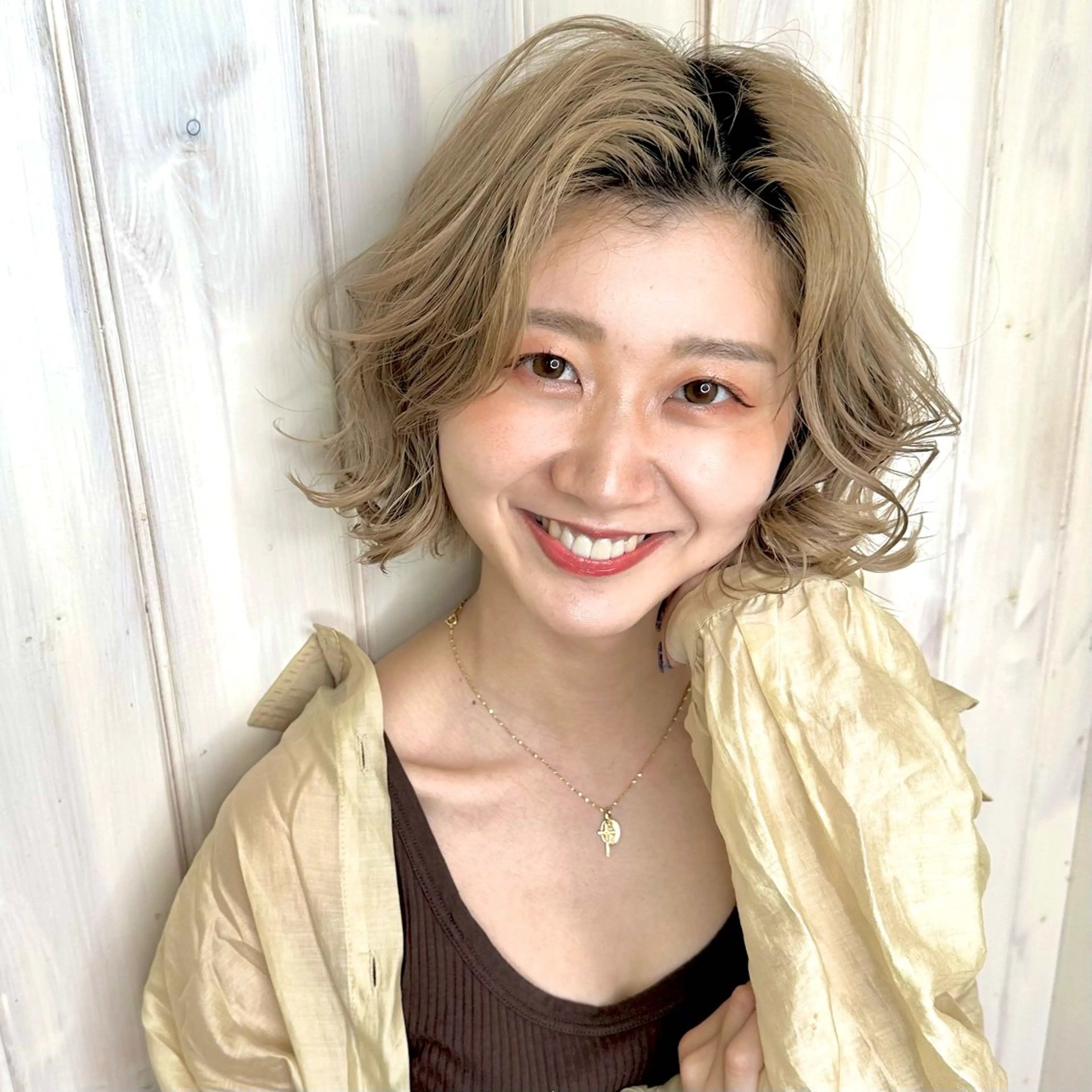 ショート カラー ヘアアレンジ 原宿/韓国ボブ /くびれボブ/優希のヘアスタイル