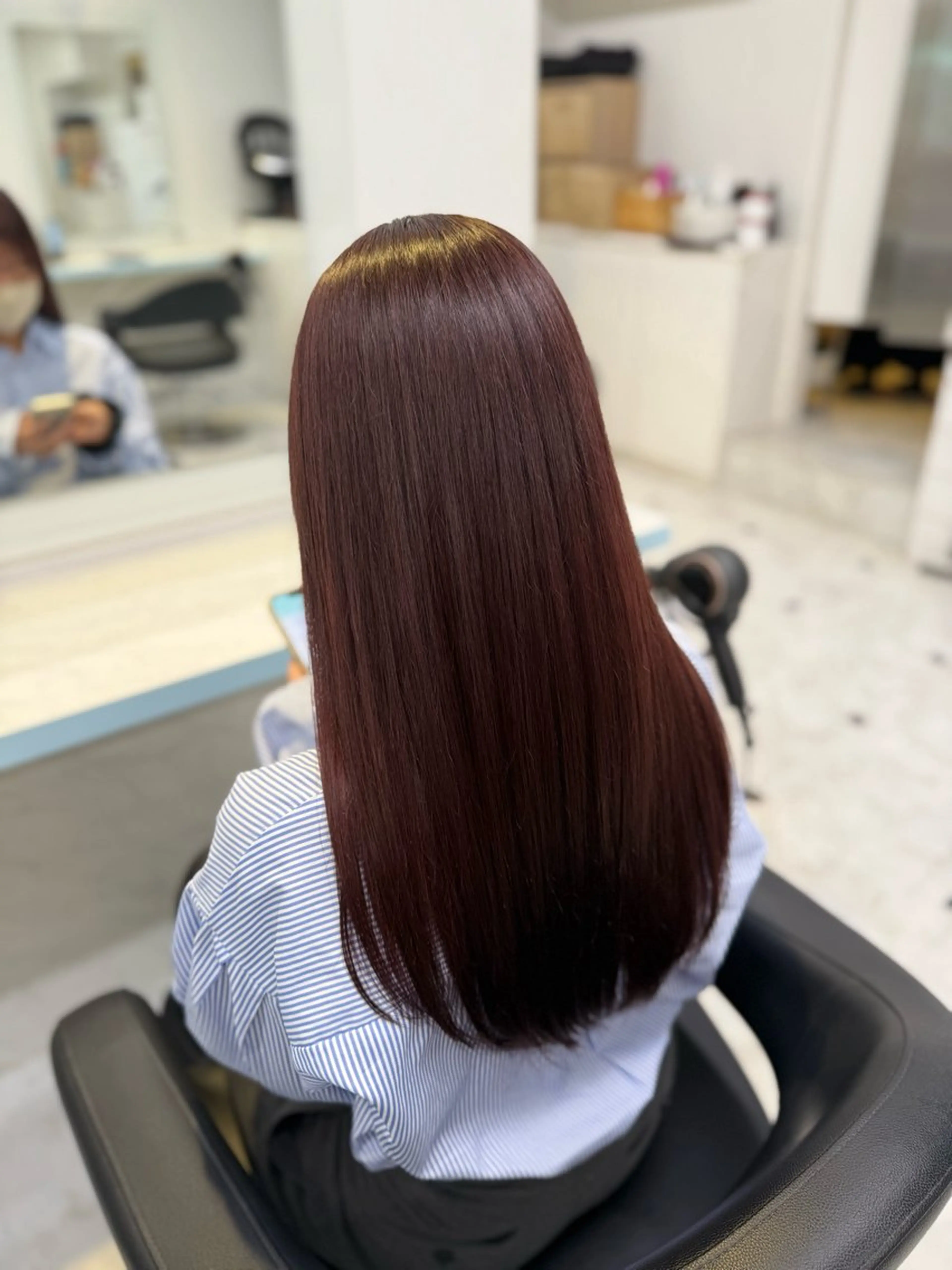 カラー 🇰🇷韓流暖色ヘア 🍒saaya🍒のヘアスタイル