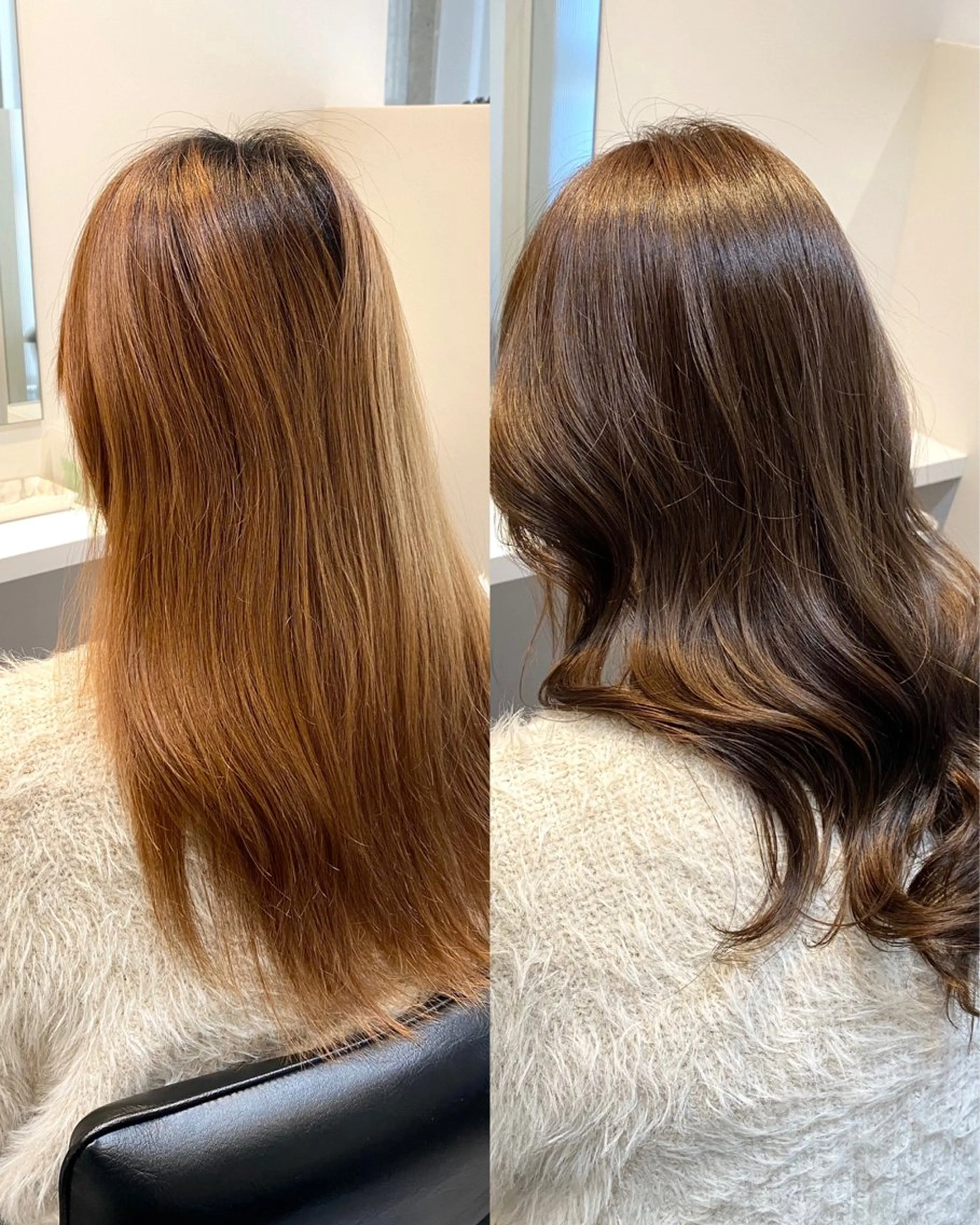 セミロング カラー ヘアカラー トリートメント amie所属・会話少なめ/ 美髪矯正/Ruiのヘアスタイル