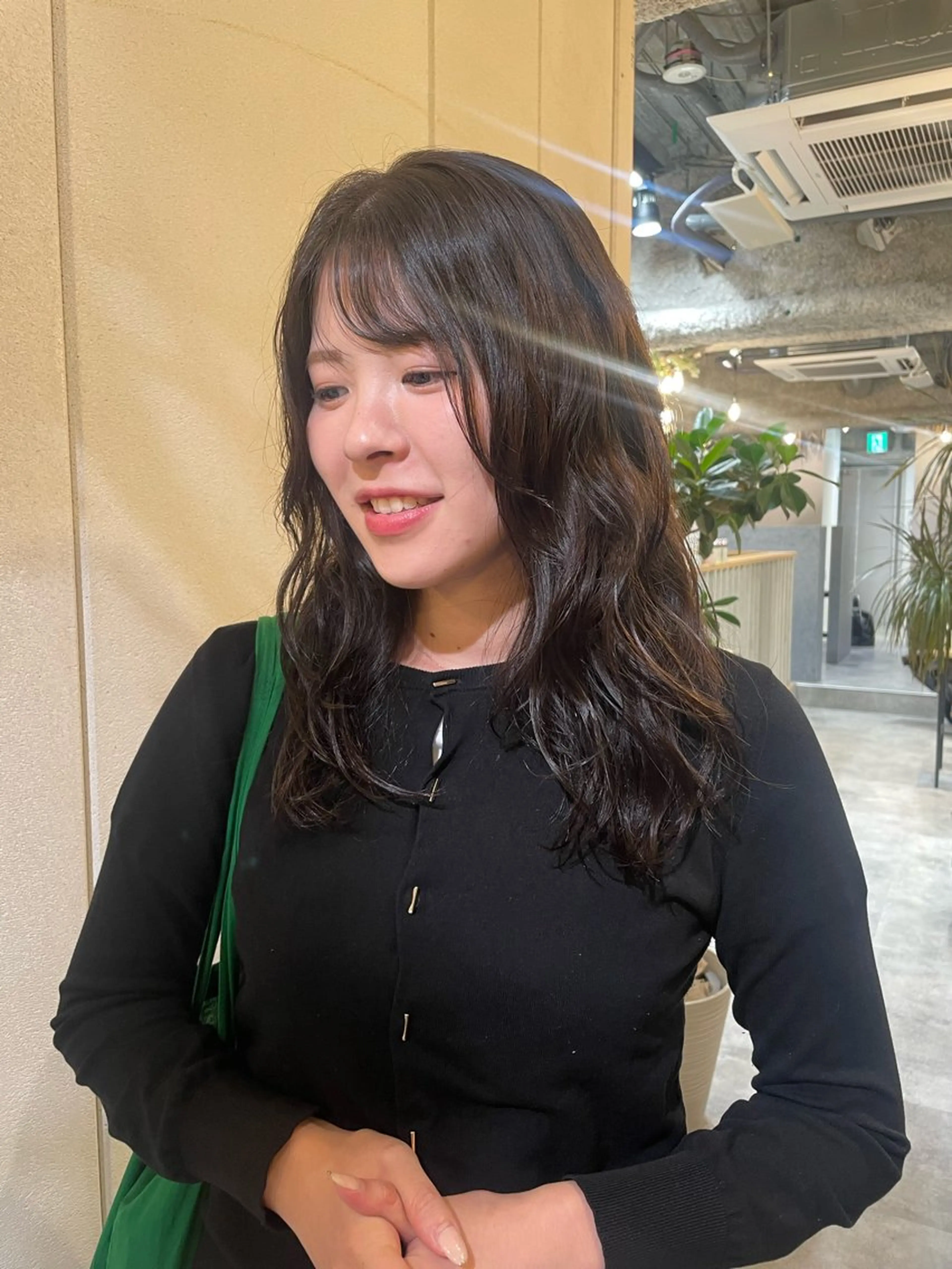 ロング パーマ カット パーマ トリートメント 狩野 羅夢のヘアスタイル