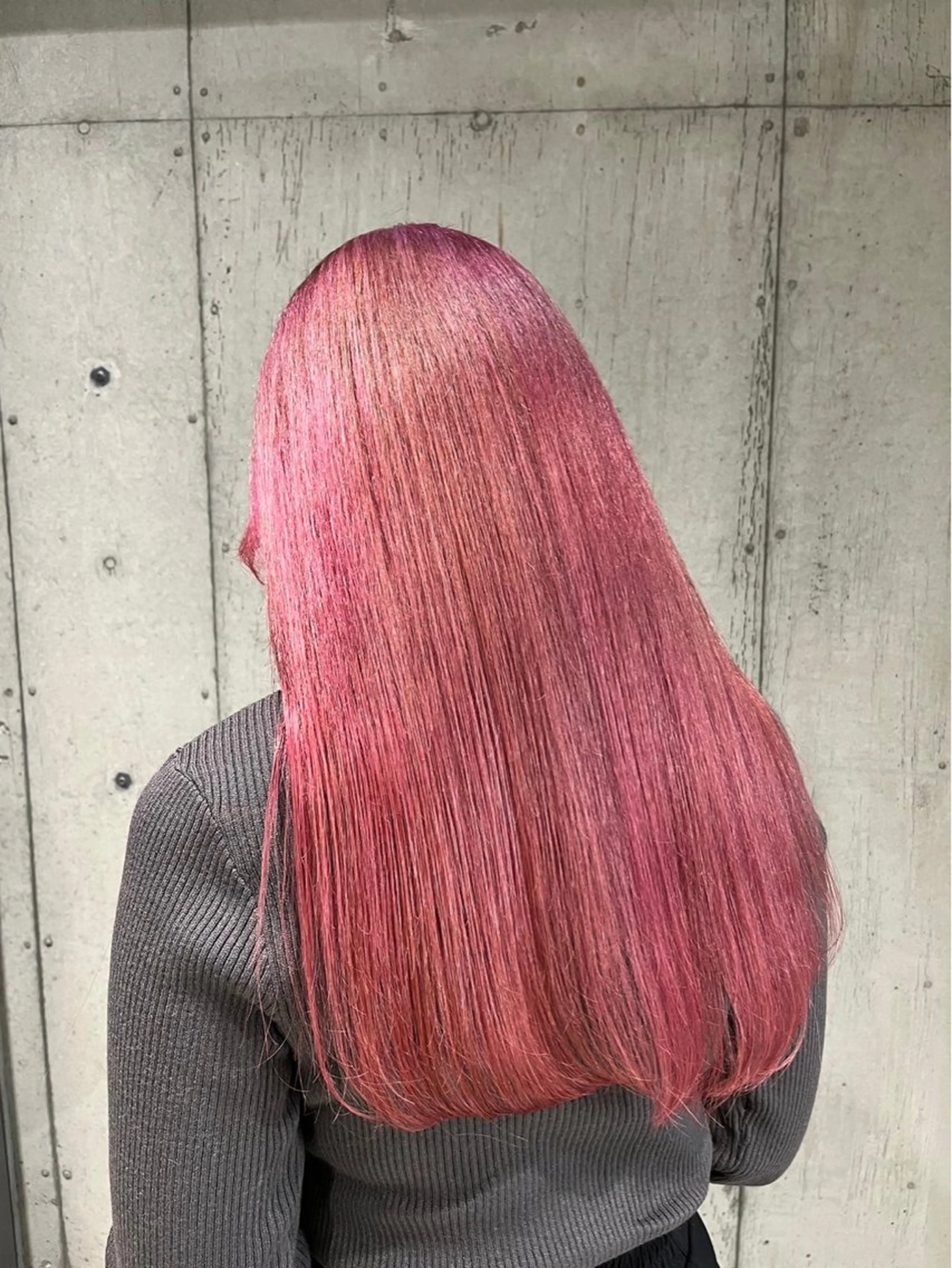 ロング カラー 🤡暖色レイヤー 🤡みさきのヘアスタイル