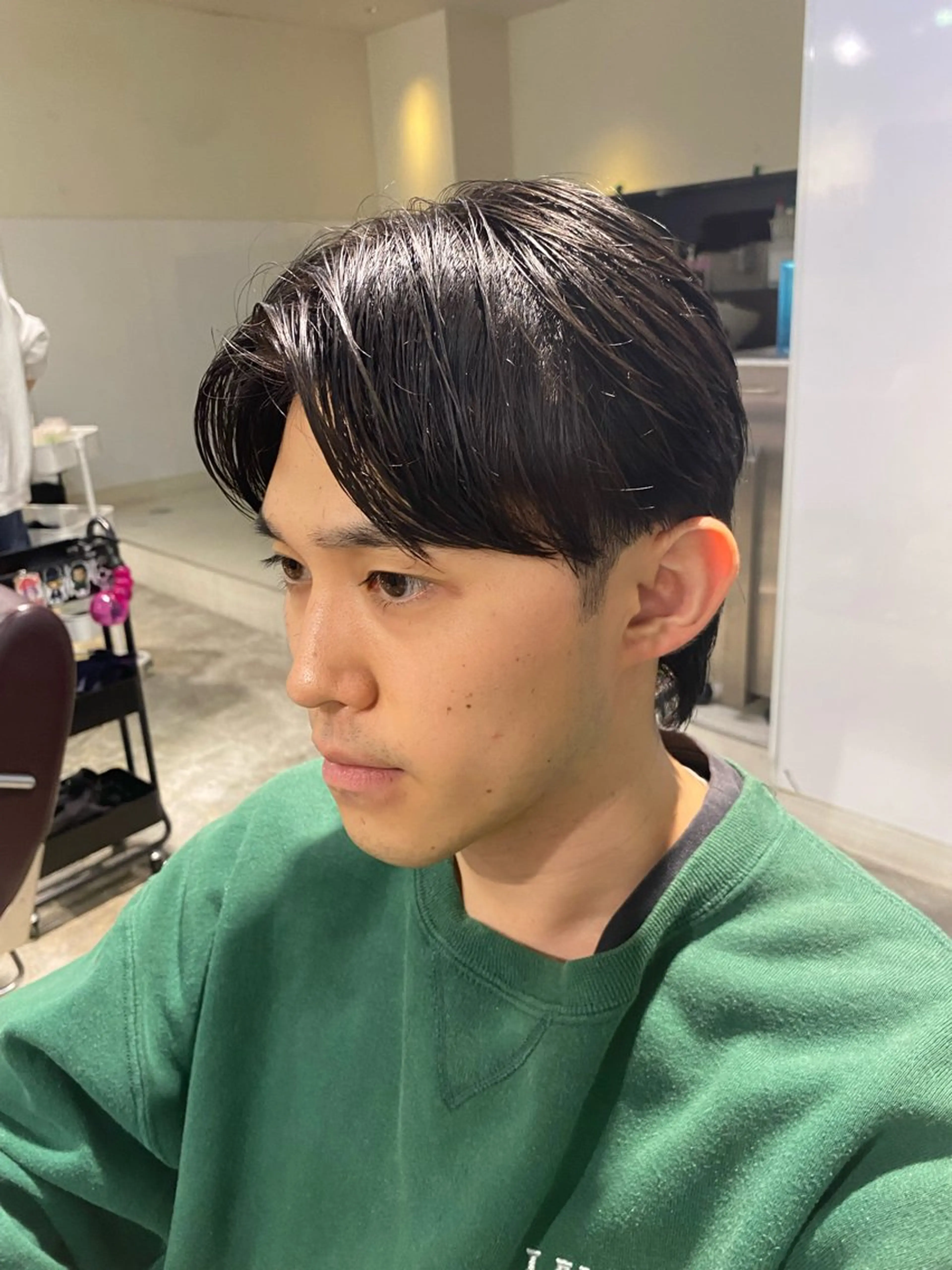 ショート メンズ パーマ特化/フェザー パーマシャドウ/真生のヘアスタイル