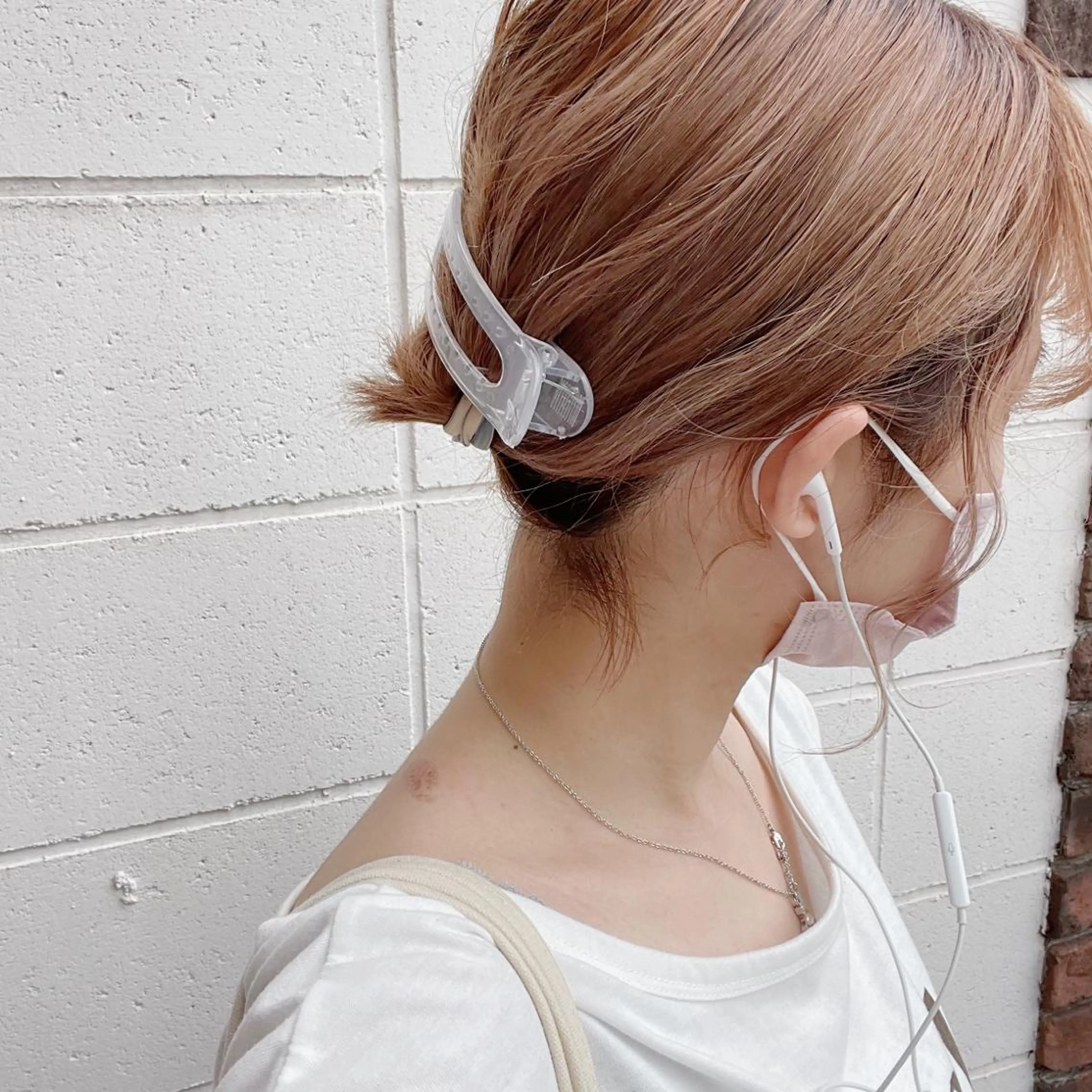 ショート ヘアアレンジ 簡単アレンジ なつき/艶ピンク/ girly hairのヘアスタイル