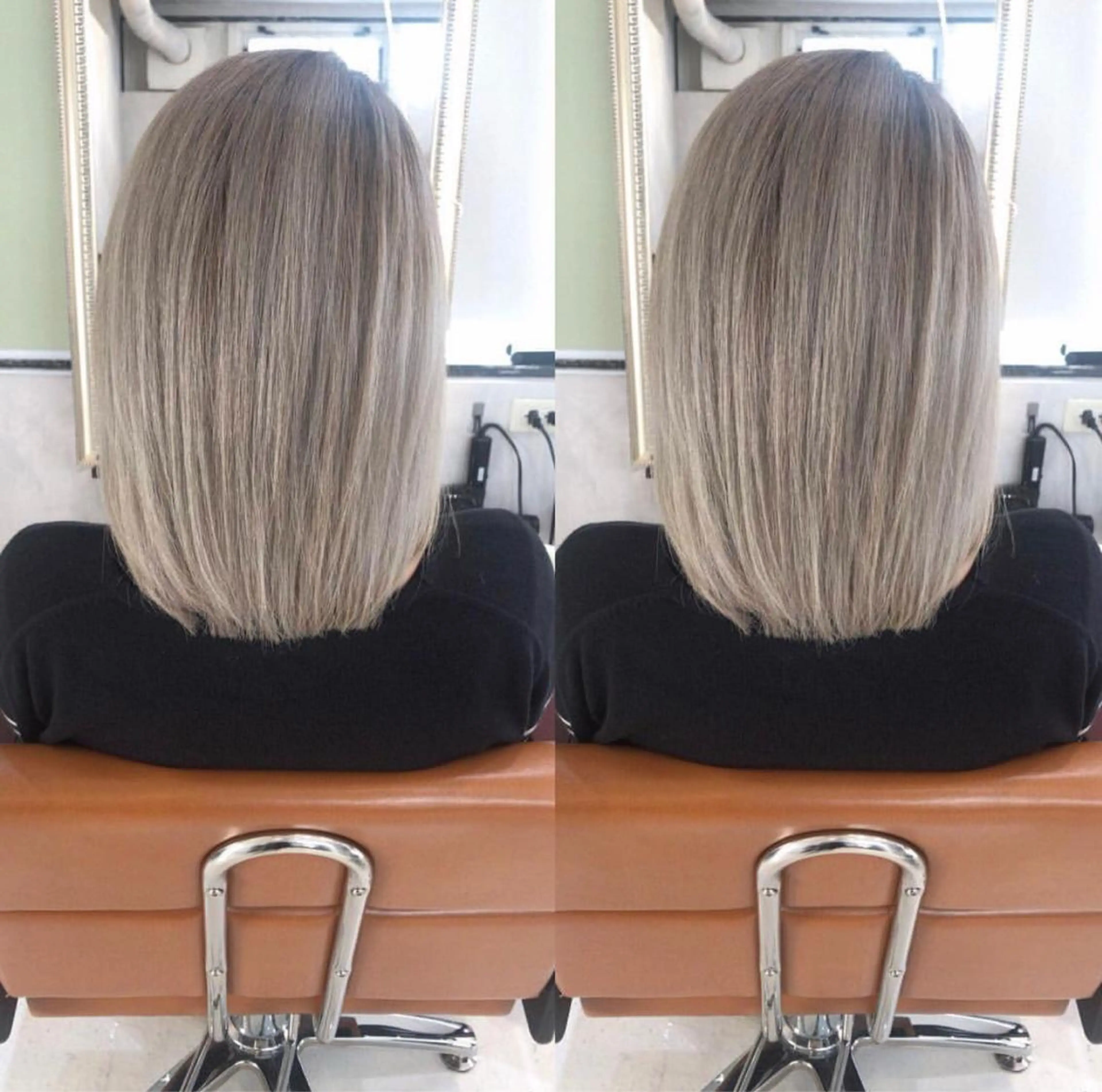 ミディアム カラー 美魔女 美容師NAOのヘアスタイル