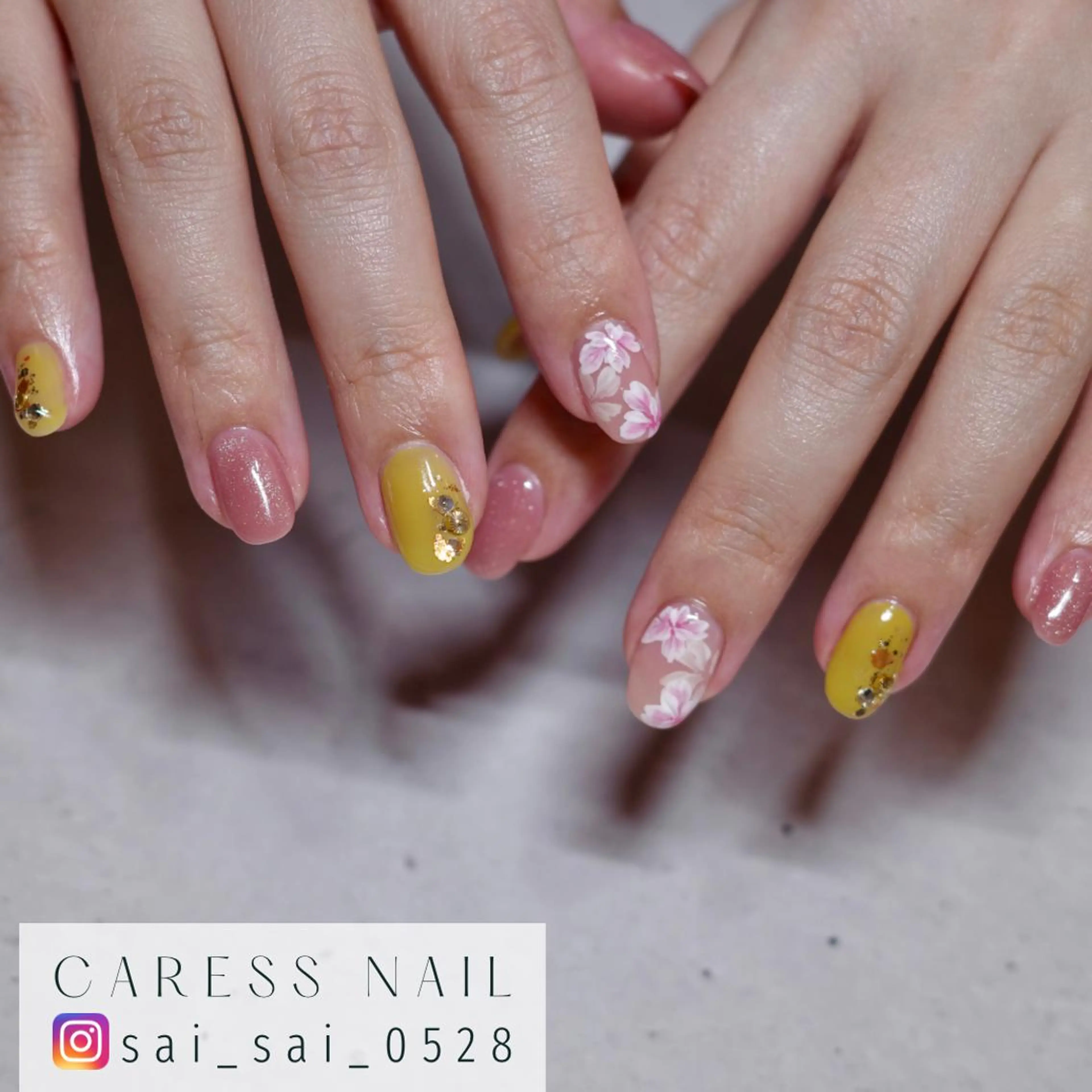 ネイル caress  nail カレスネイル　代々木上原所属・カレスネイル さいのネイルデザイン