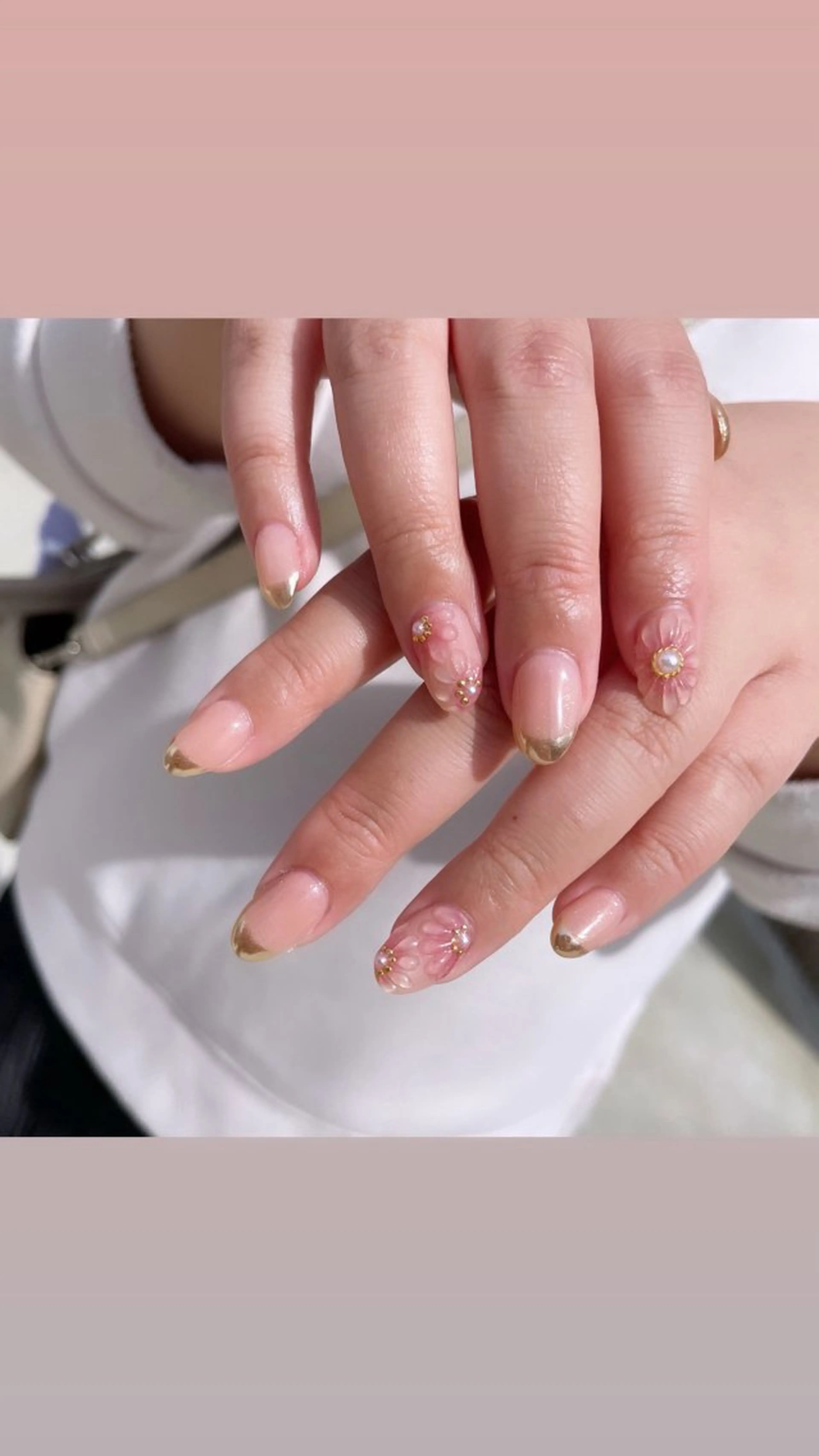 ネイル ハンドネイル Sea  nail by emaのネイルデザイン