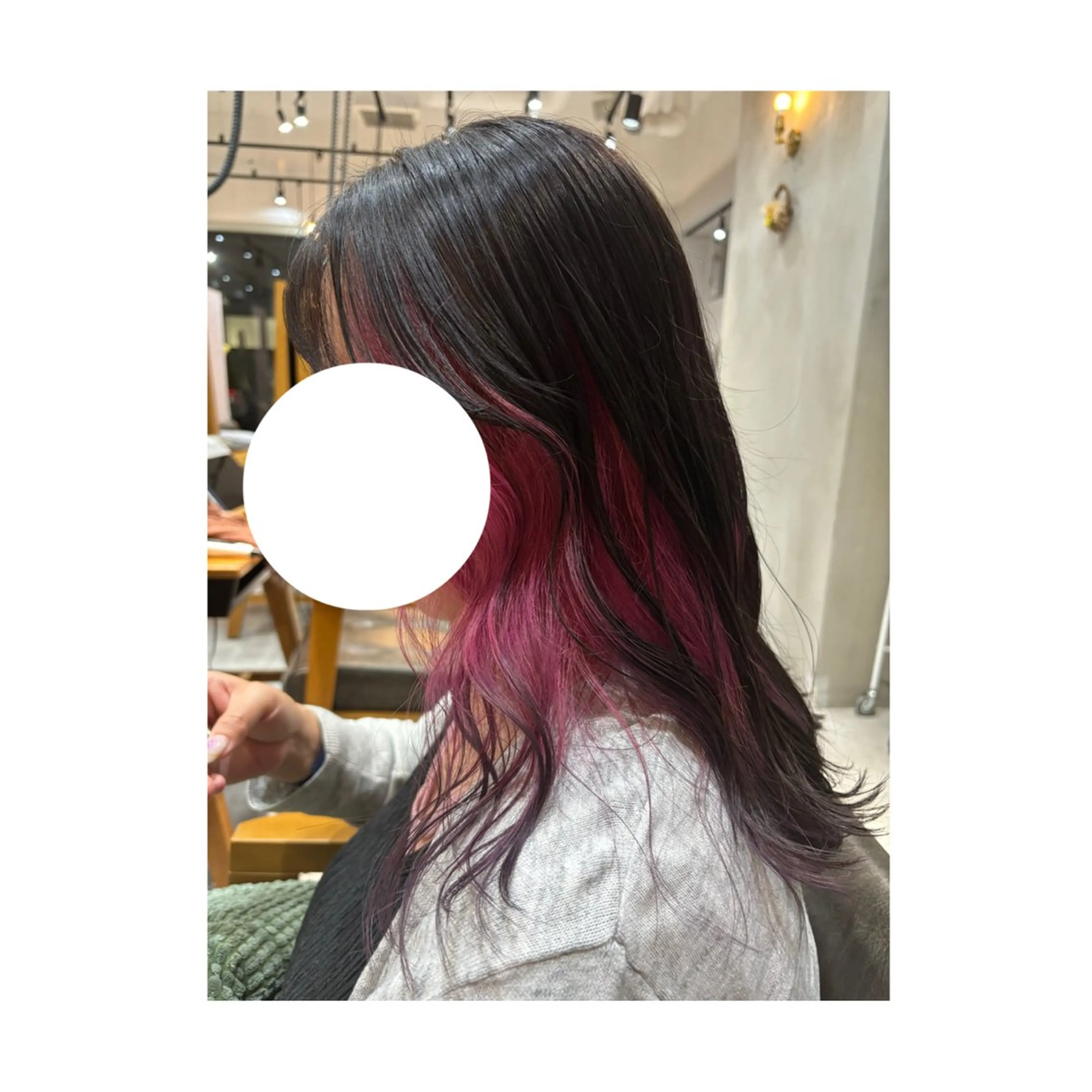 ミディアム カラー カット ヘアカラー トリートメント MIKU ☺︎のヘアスタイル