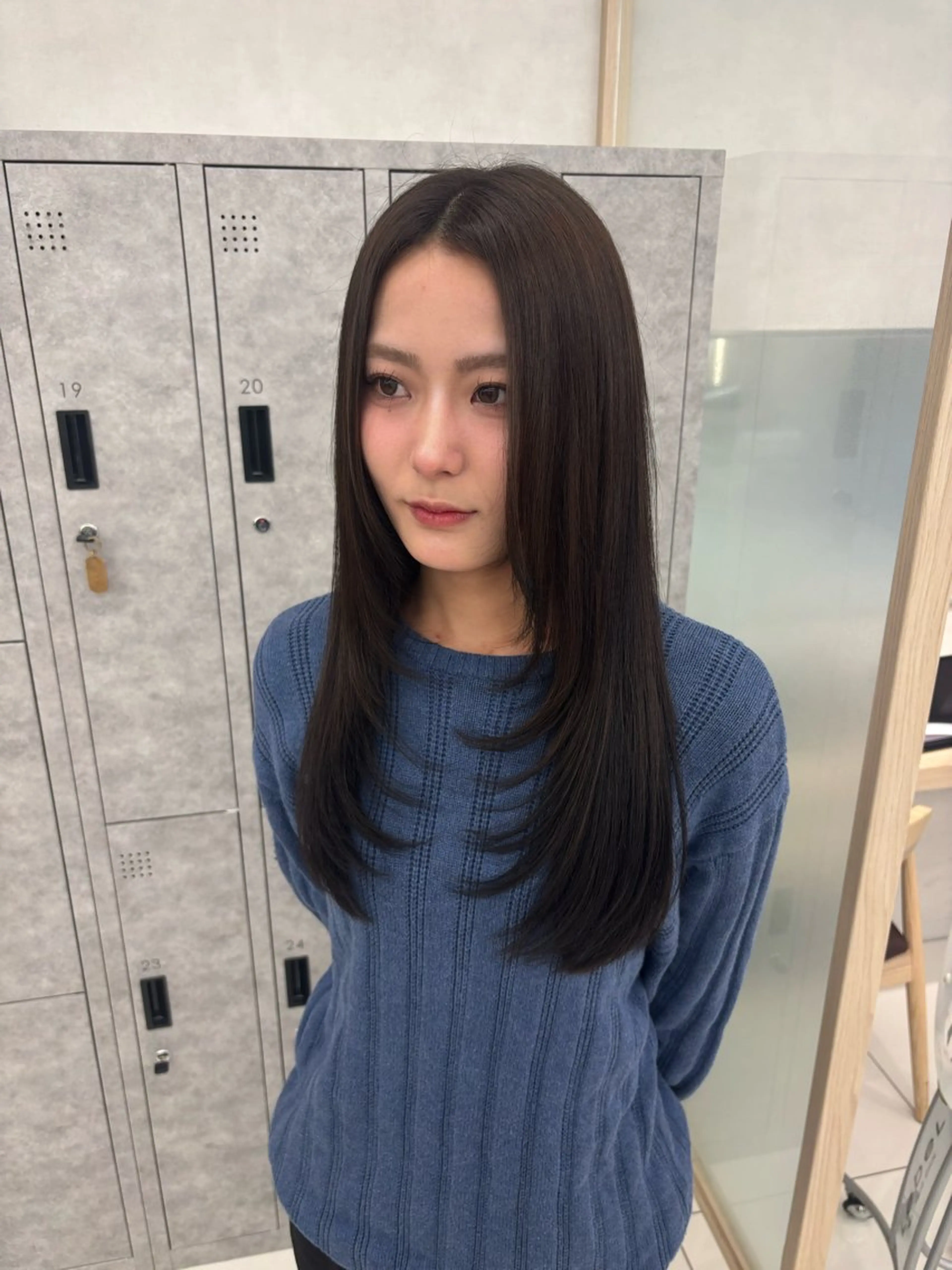 ロング ヘアカラー 韓国透明感カラー🌀 yuukiのヘアスタイル