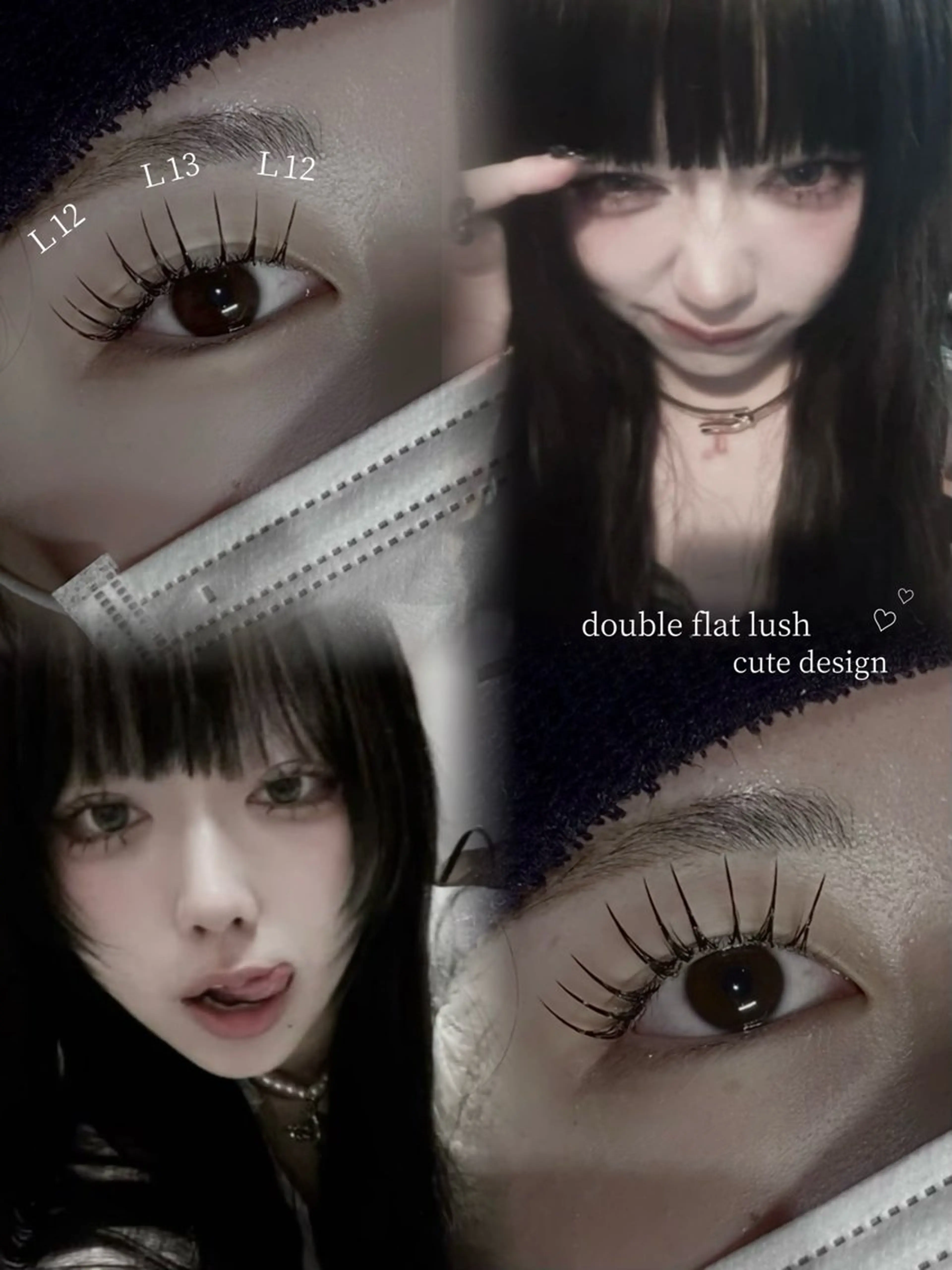 マツエク・マツパ Aimi /似合わせ 束感まつげ🖤のマツエク・マツパデザイン