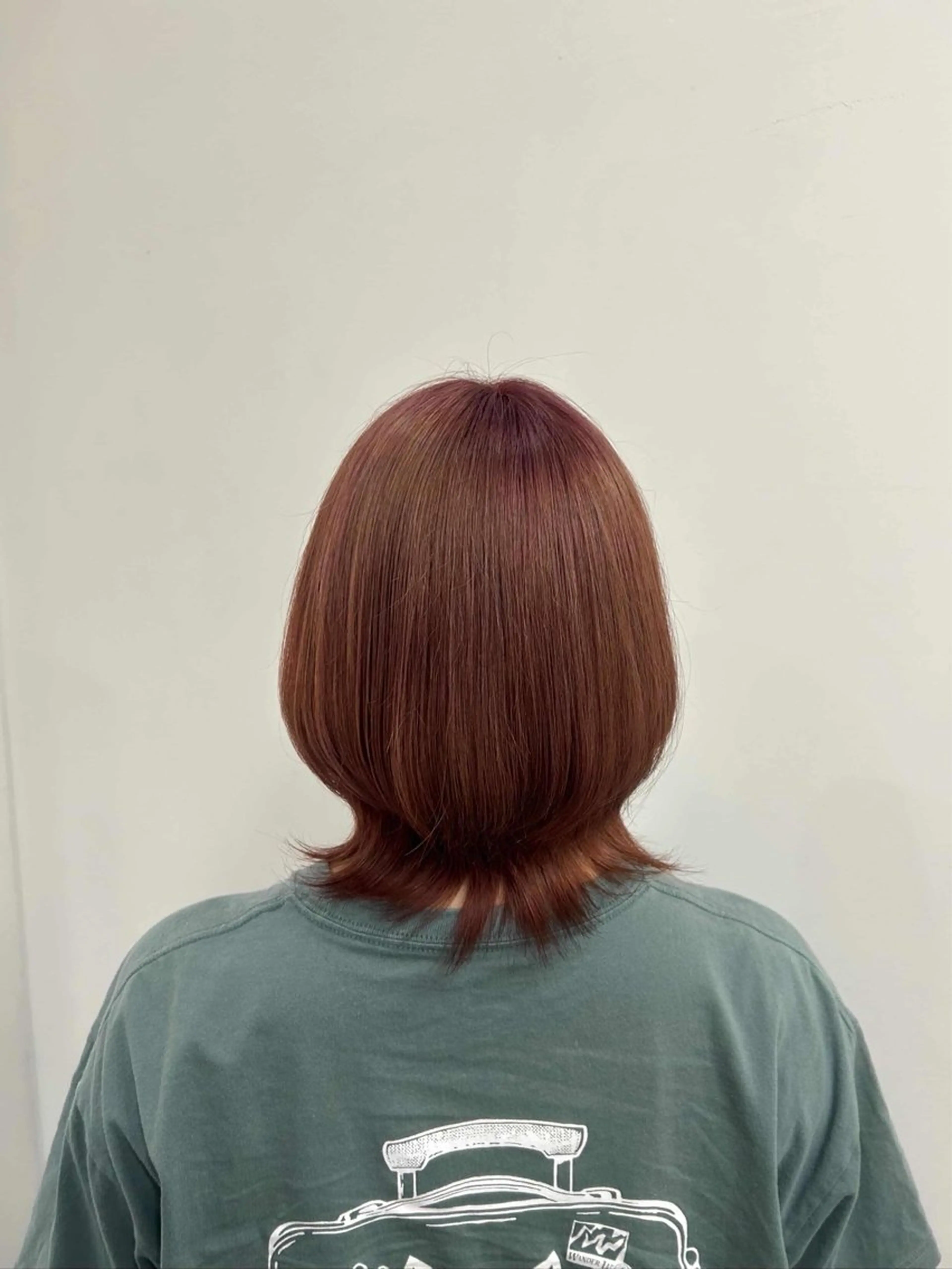 カラー ルプラボウ ふくい きなりのヘアスタイル