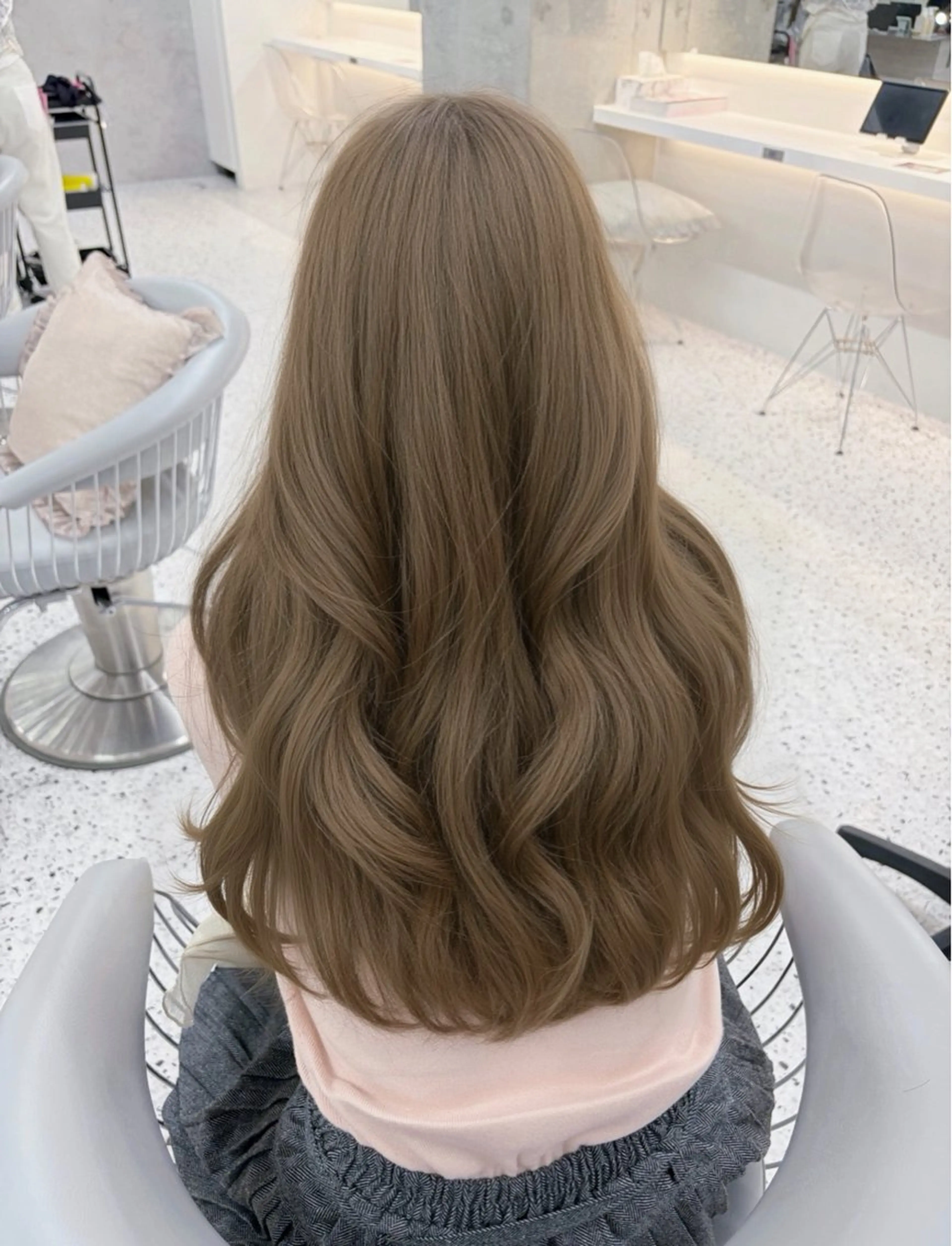 ロング カット ヘアカラー トリートメント 似合わせレイヤー / minami ⟡.·のヘアスタイル