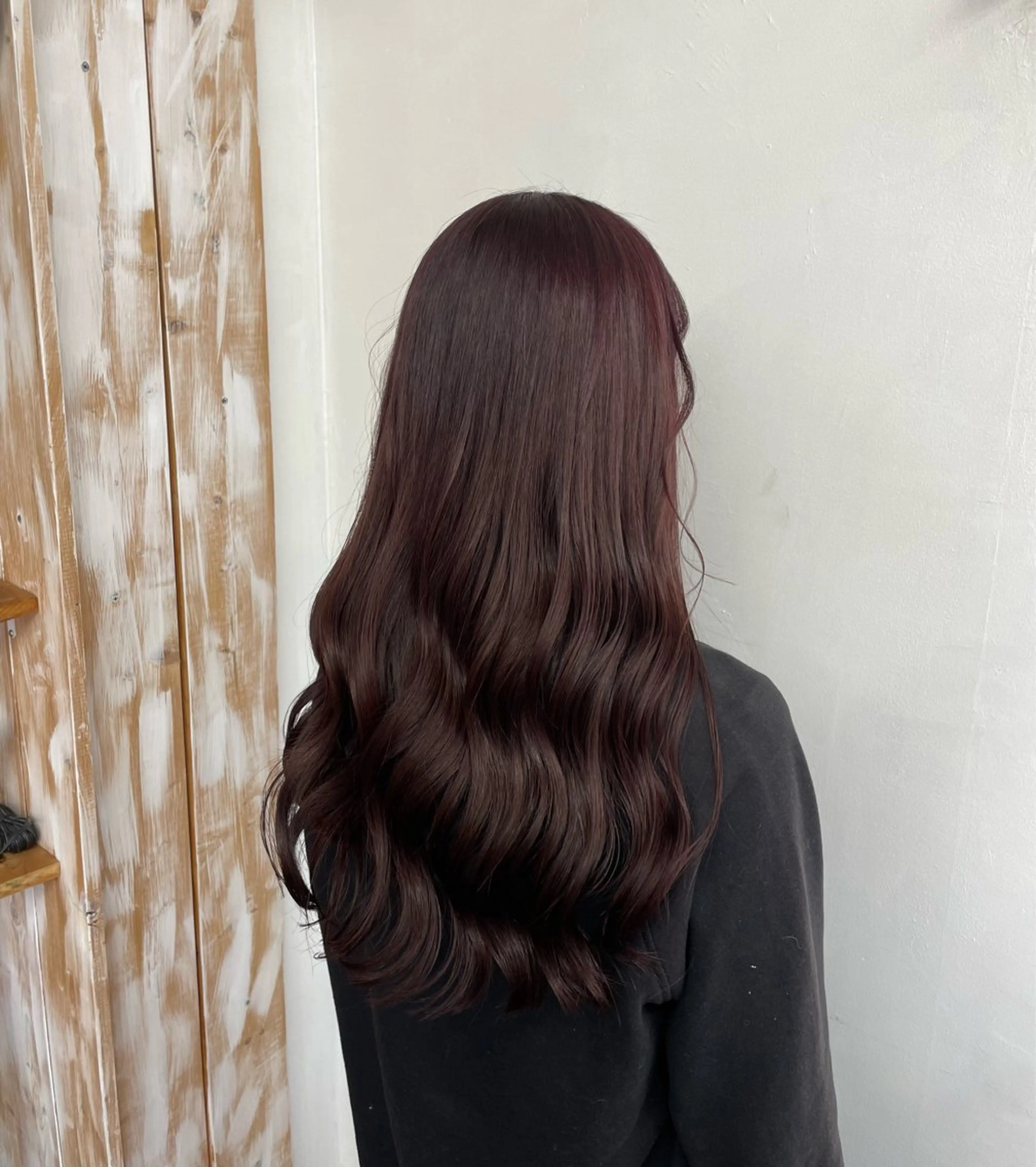 ロング ピンクラベンダー SFIDA みつえのヘアスタイル