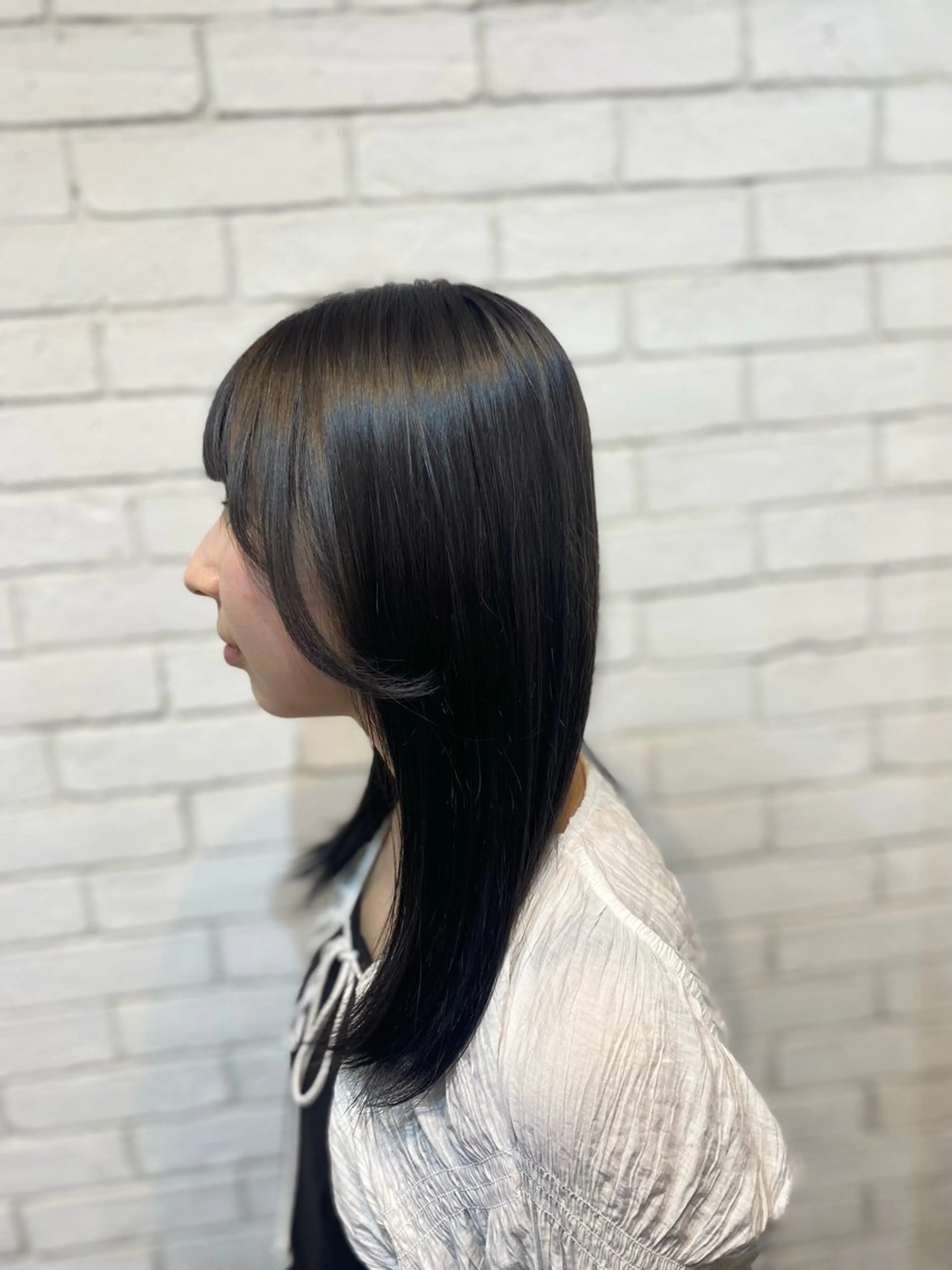 ロング カラー カット ヘアカラー トリートメント ヨシダ フミノリのヘアスタイル