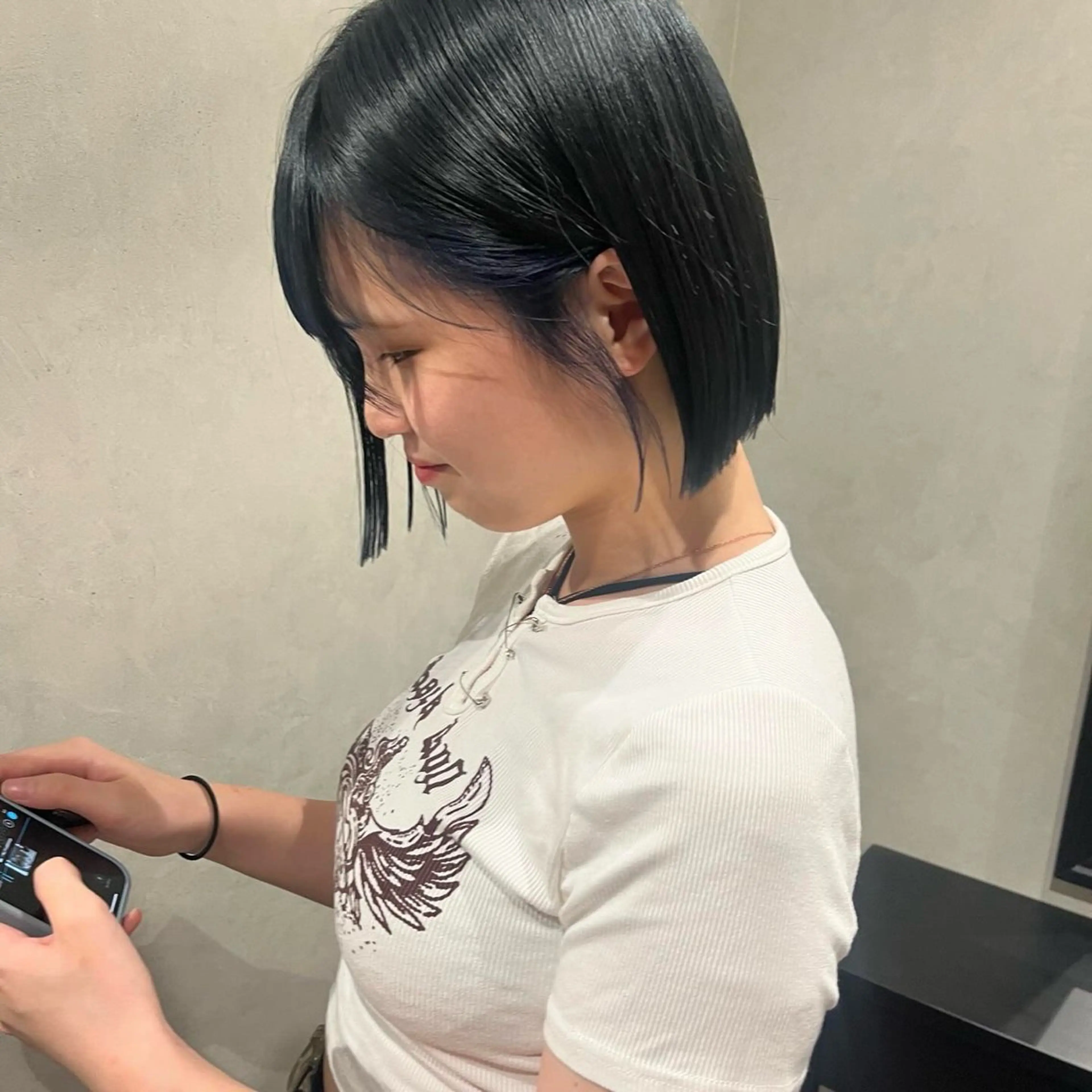 ショート ヘアカラー トリートメント Yurina 💖透明感カラー💖のヘアスタイル