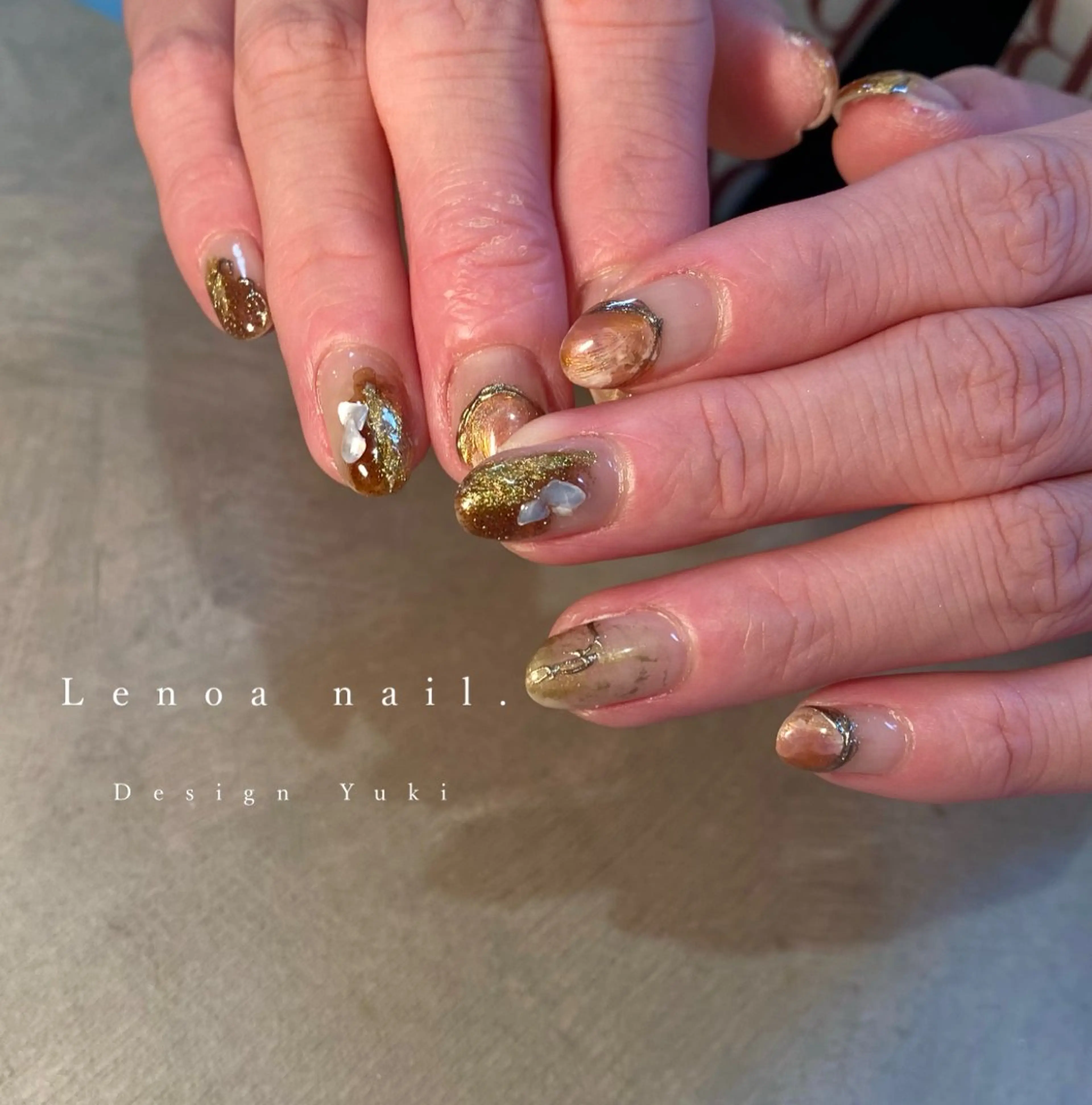 ネイル ハンドネイル Lenoa Yukiのネイルデザイン