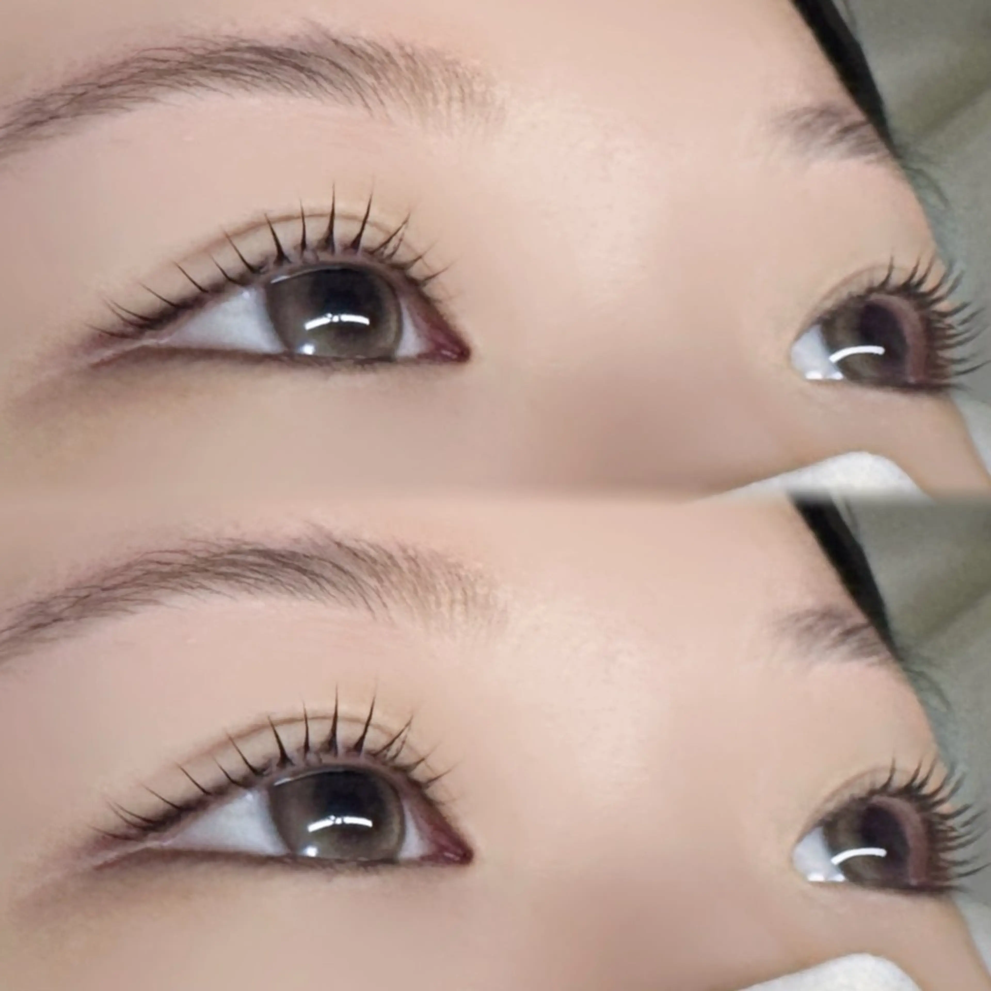 マツエク・マツパ 束感まつ毛 フラットラッシュ 韓国風マツエク パリジェンヌラッシュリフト まつげパーマ マツパ mizuki/束感 まつエク/似合わせ眉のマツエク・マツパデザイン