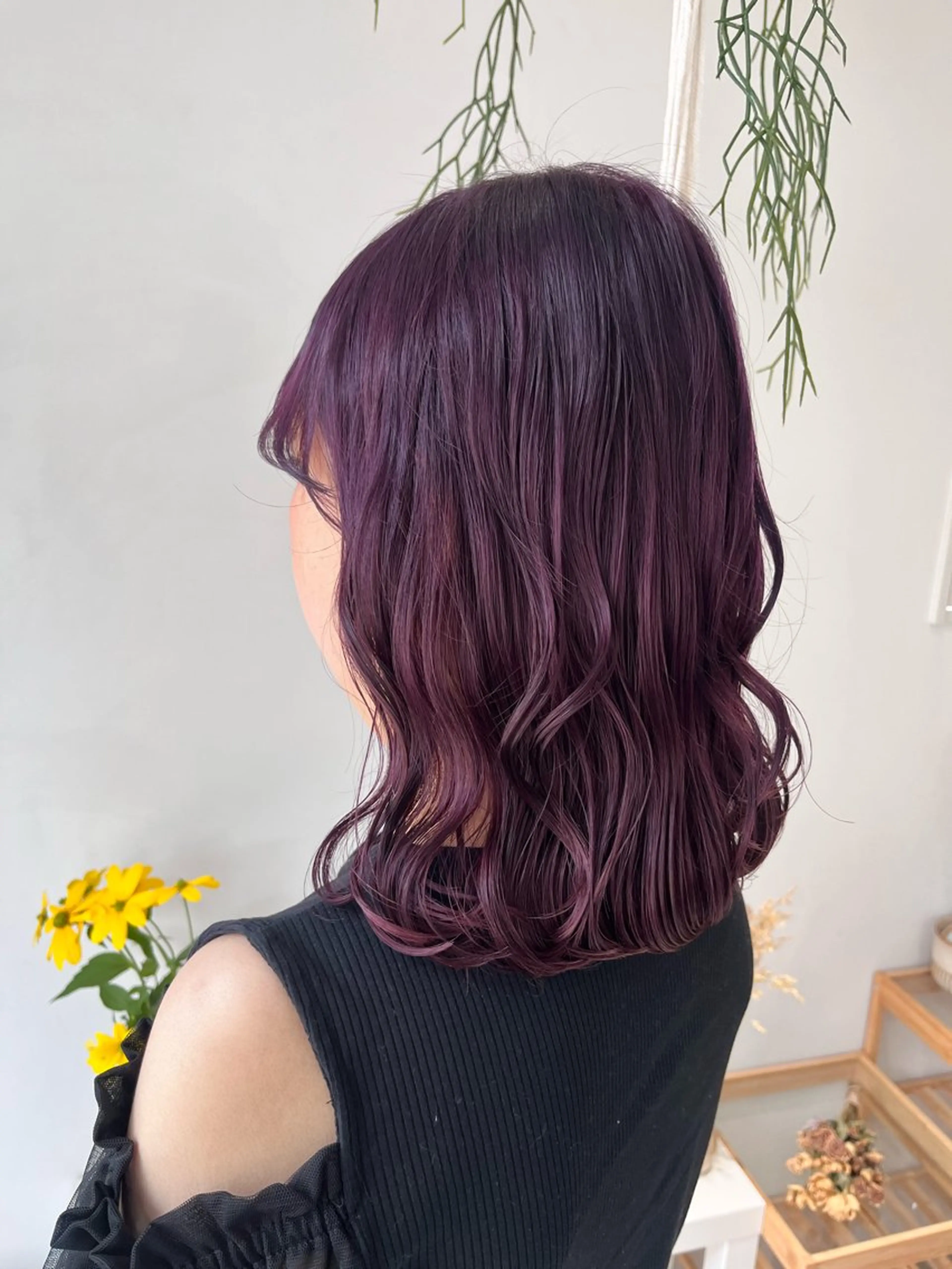 ミディアム カラー 暖色カラー／ ヘアセット🌛櫻井舞のヘアスタイル