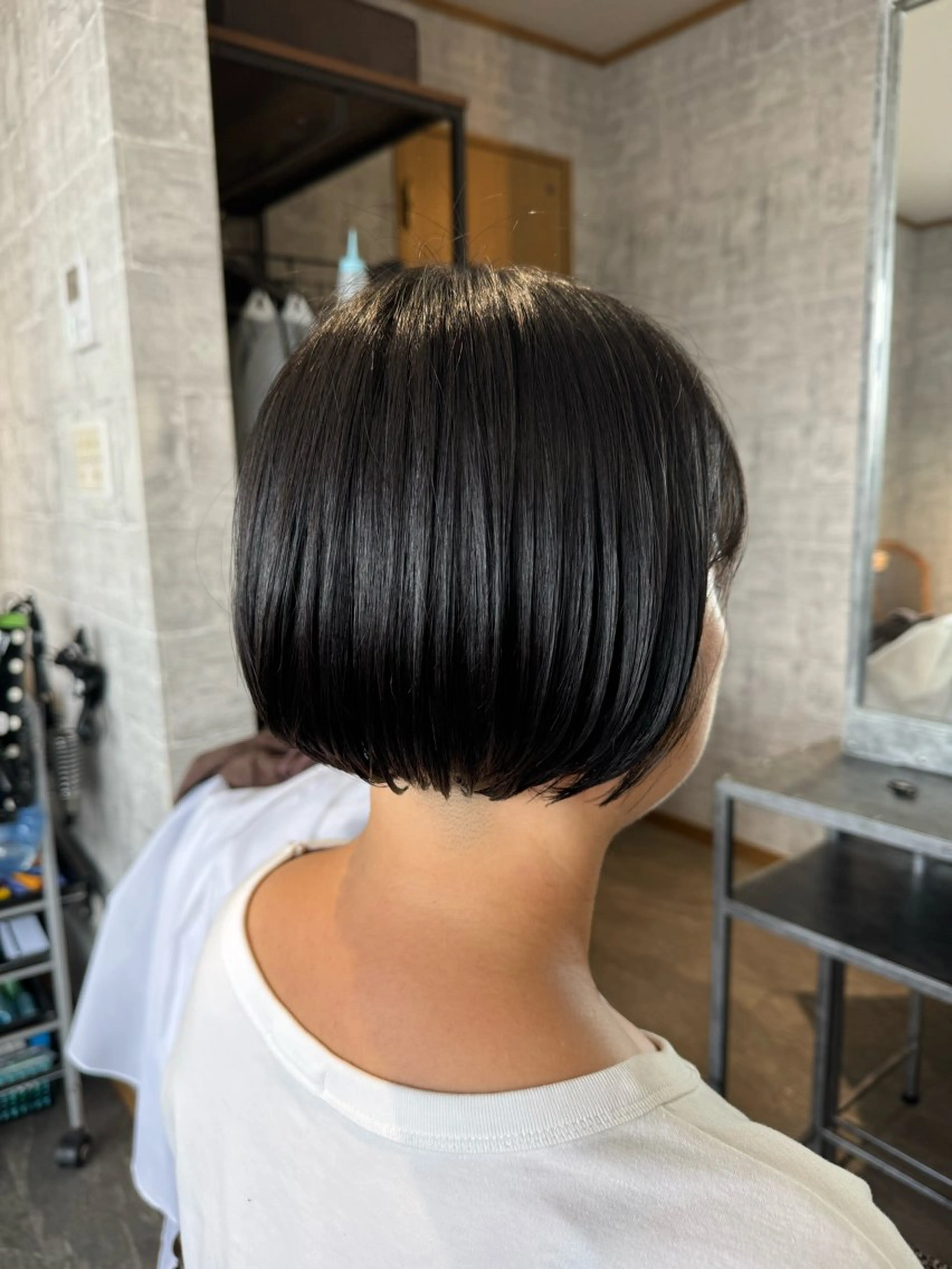 ショート ショートボブ ボブ ショートヘア 月館 怜奈のヘアスタイル