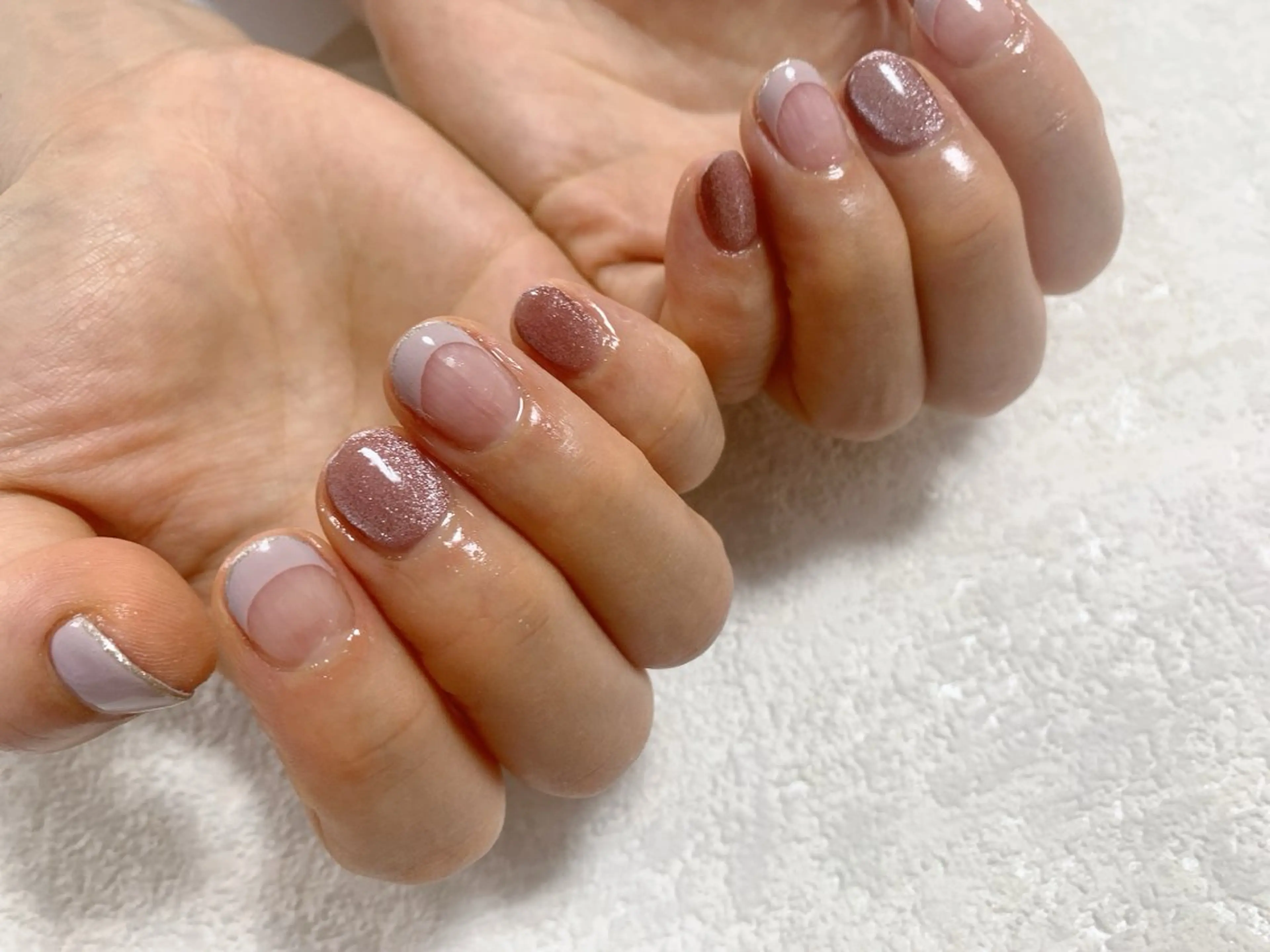 ネイル ジェルネイル マグネットネイル メンズネイル ワンカラーネイル パラジェル kiki nail たまプラーザのネイルデザイン