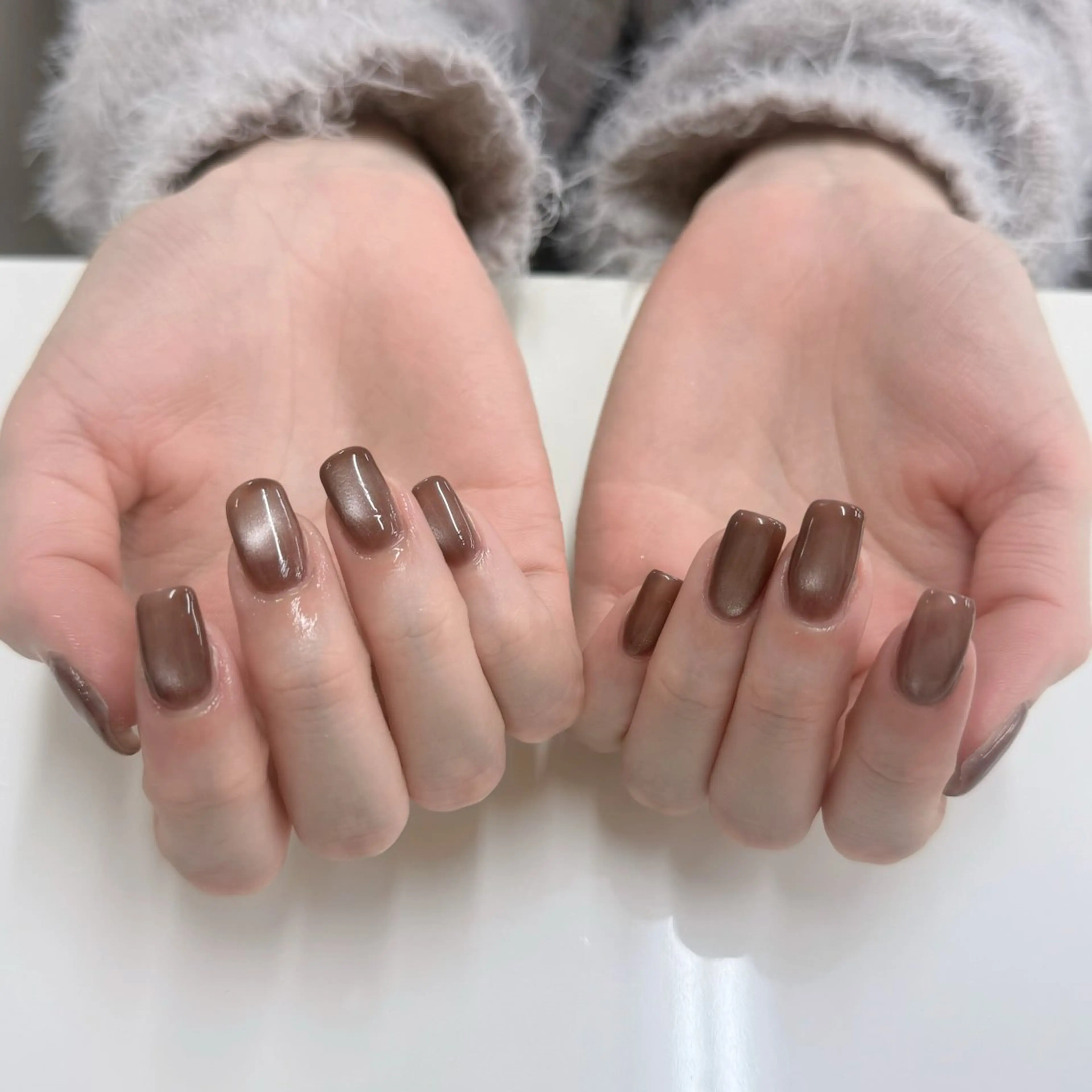 ⭐️期間限定価格⭐️【オフなし】ハンド💅🏻マグネットorフラッシュ✨ 所沢/パラジェル変更🉑🩵の写真