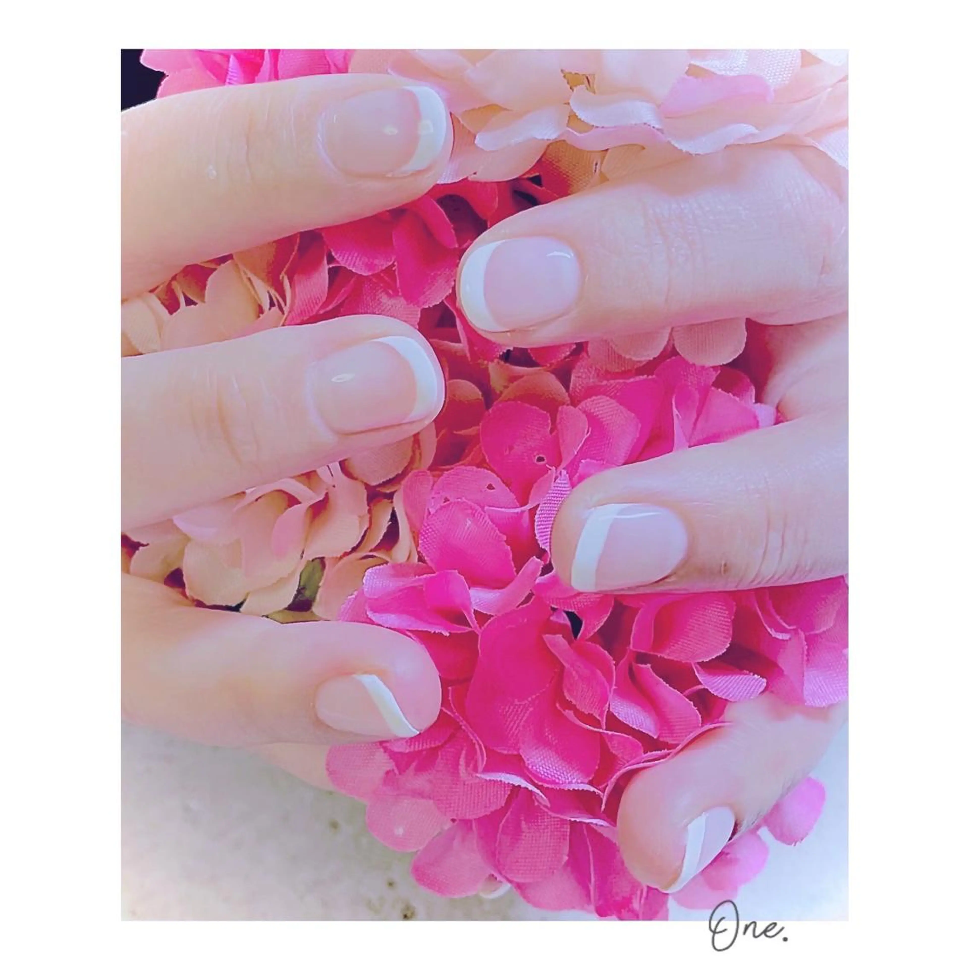 ネイル フレンチネイル ハンドネイル 田中 愛未のネイルデザイン