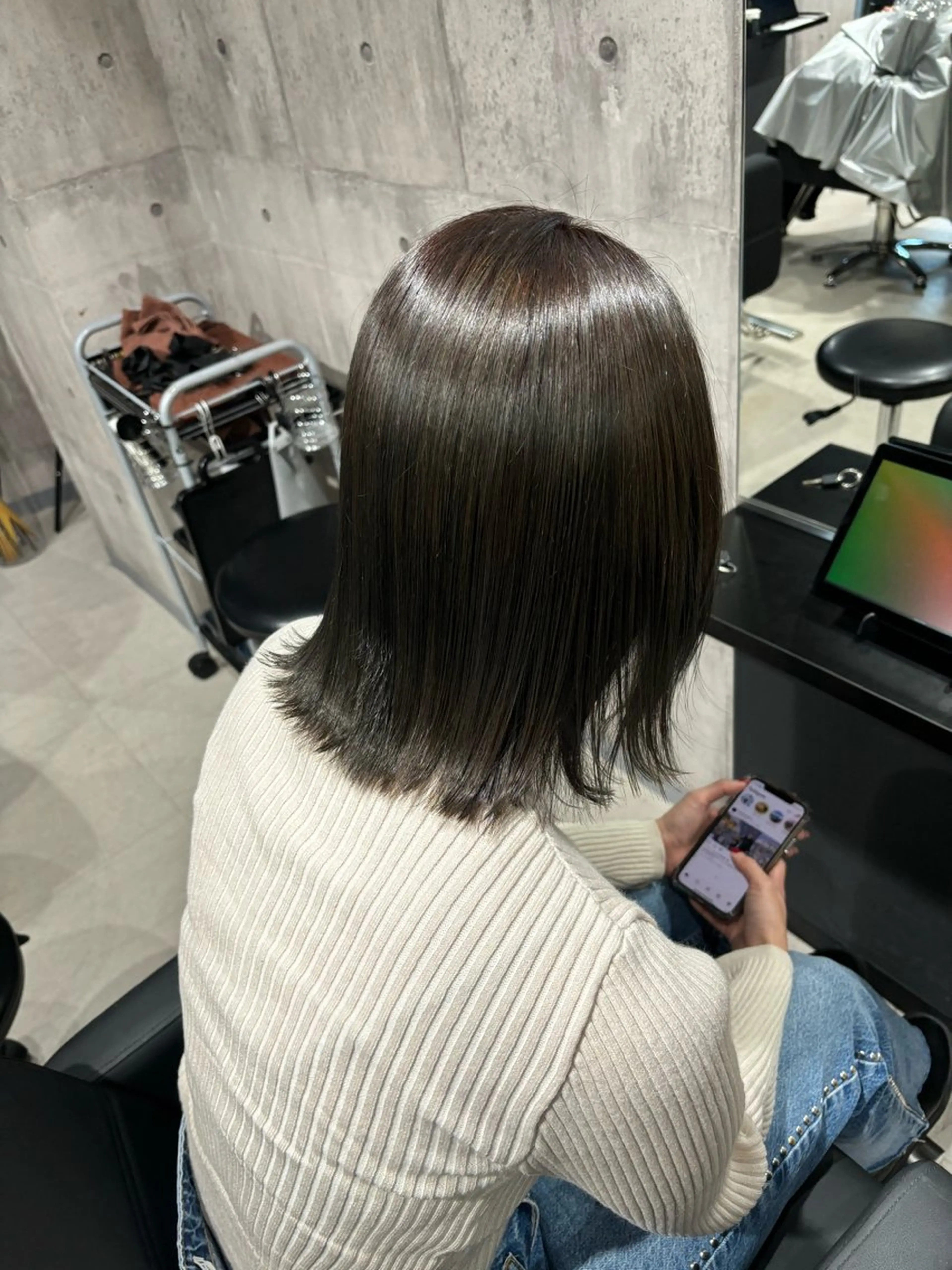 カット✂︎+イルミナカラー🌈+1STEPトリートメント🫧の写真