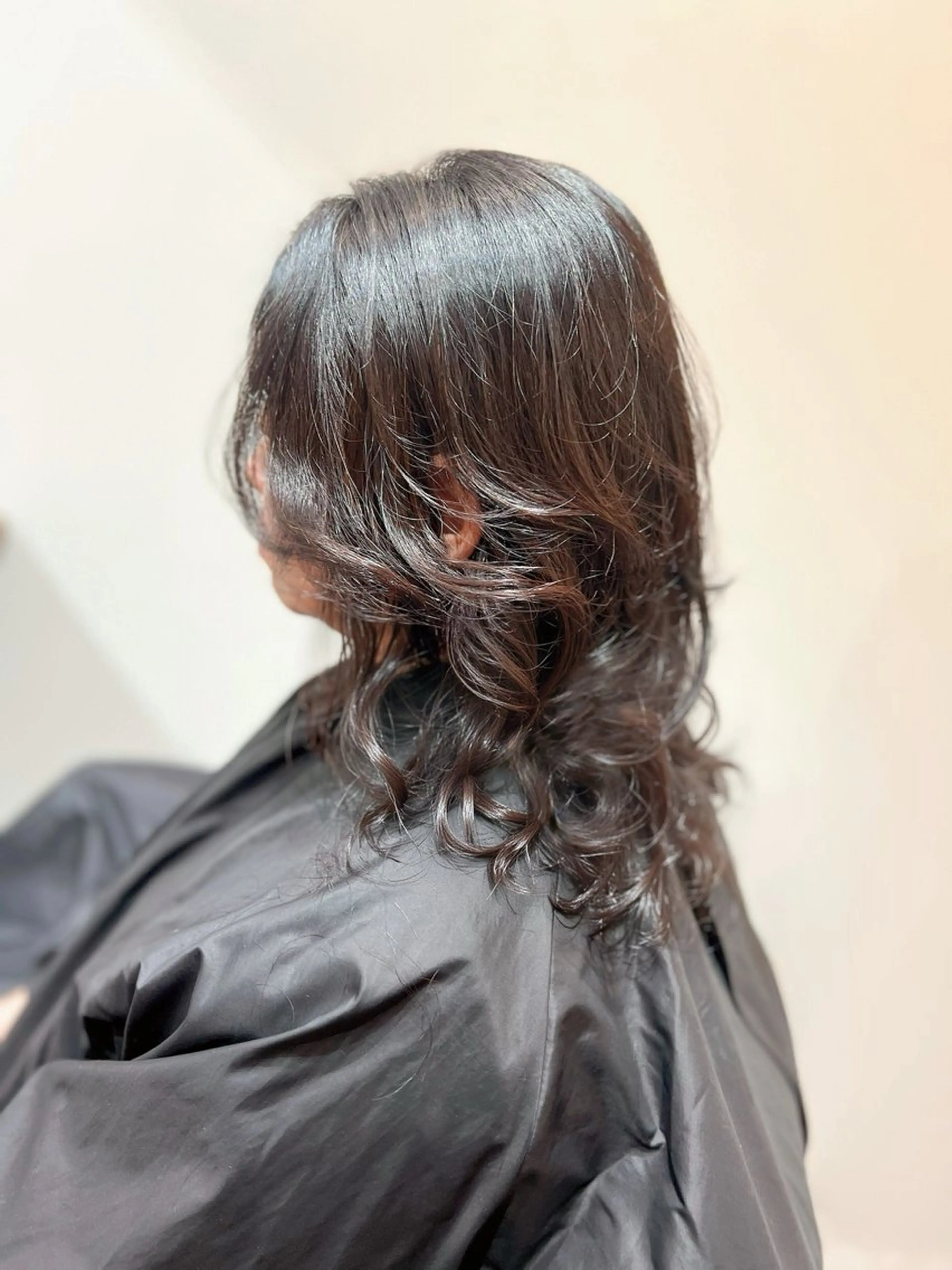 ロング カラー パーマ 髪質改善 デジタルパーマ カット ヘアカラー パーマ 縮毛矯正 トリートメント 小野 ふみこのヘアスタイル