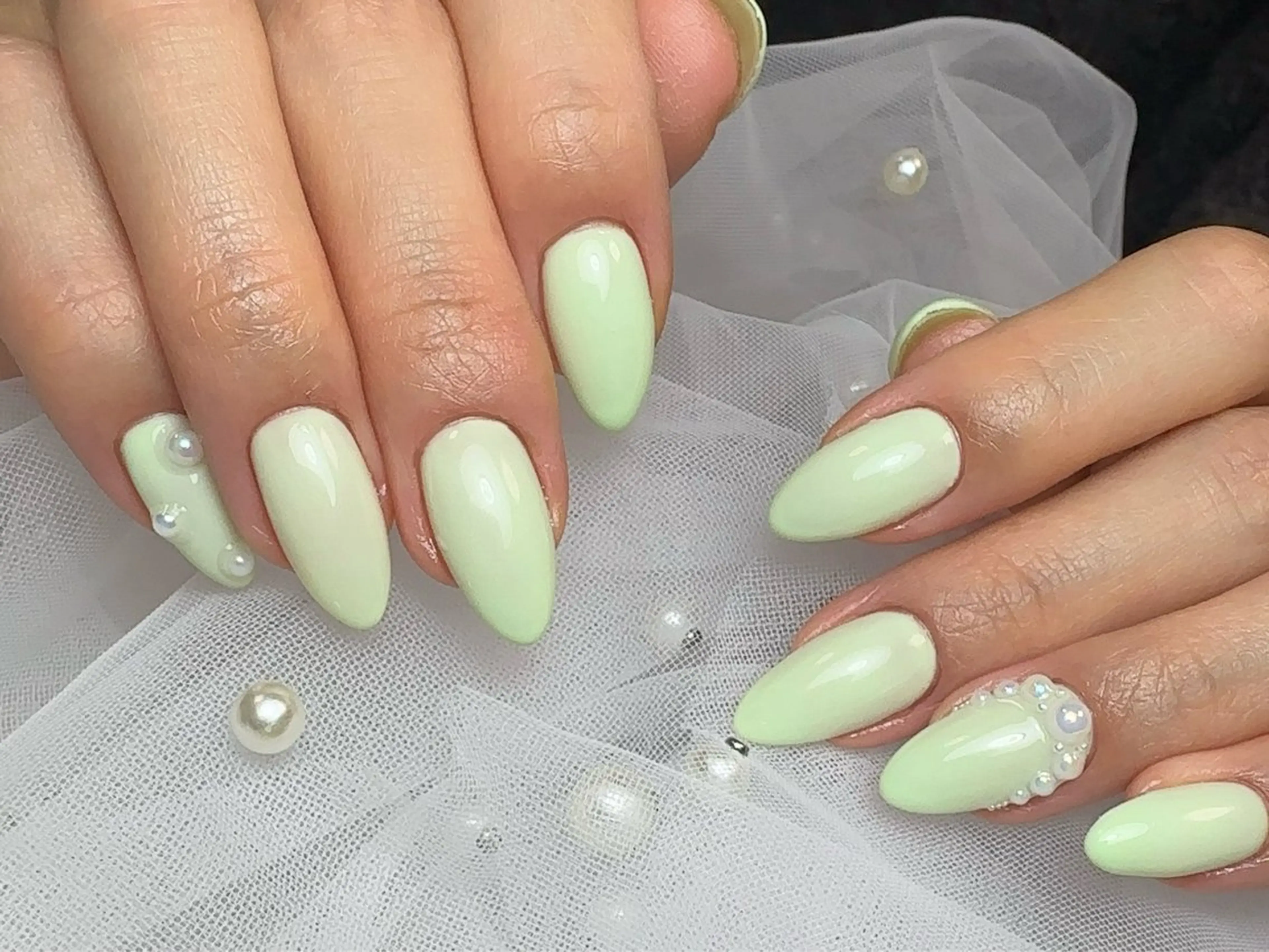 ネイル 成人式 長さ出し フットネイル フレンチネイル ジェルネイル ハンドネイル ハンドケア nail salon Feerieのネイルデザイン