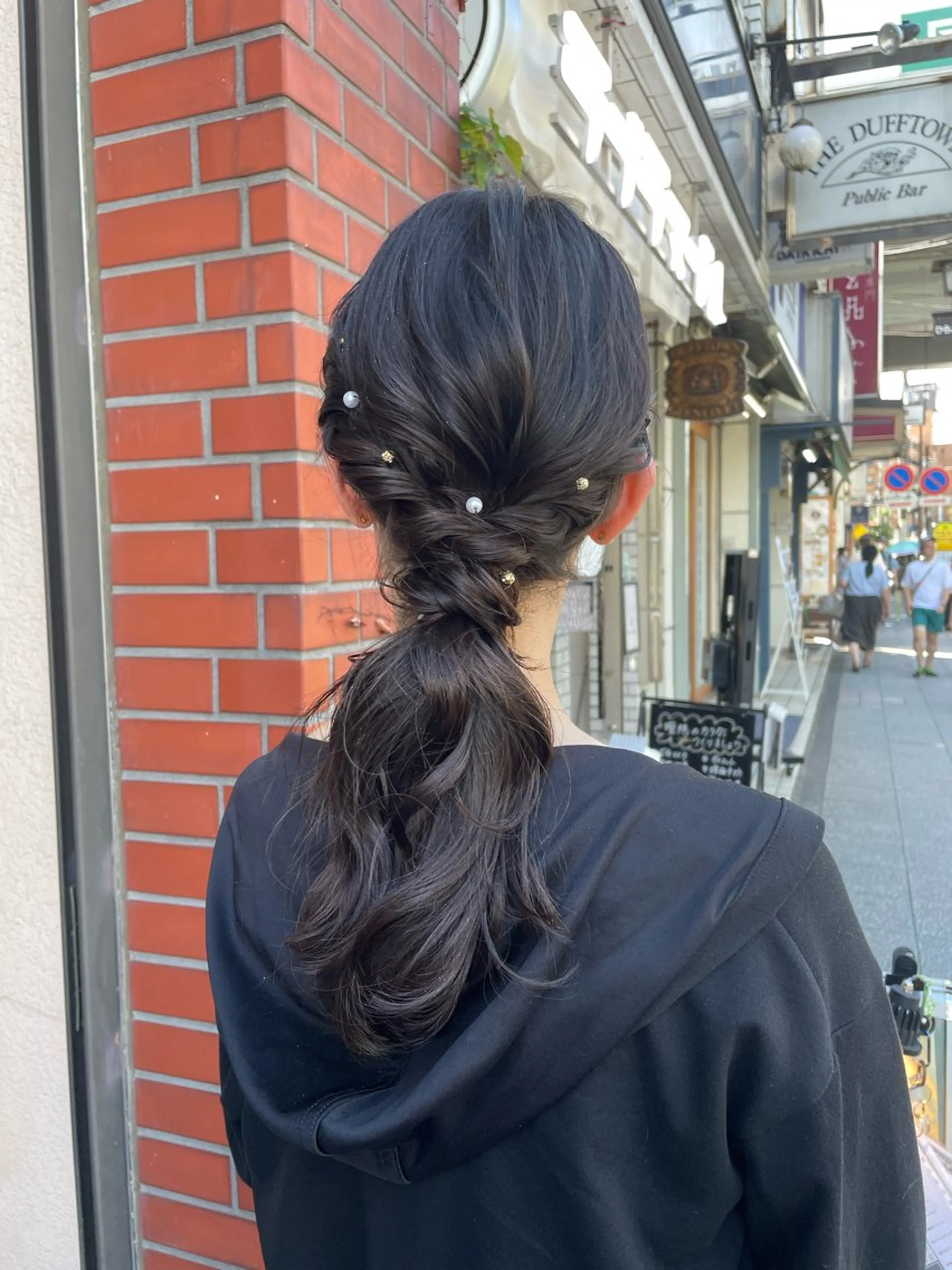 セミロング ヘアアレンジ 👑派手髪/カット 👑ANRYのヘアスタイル