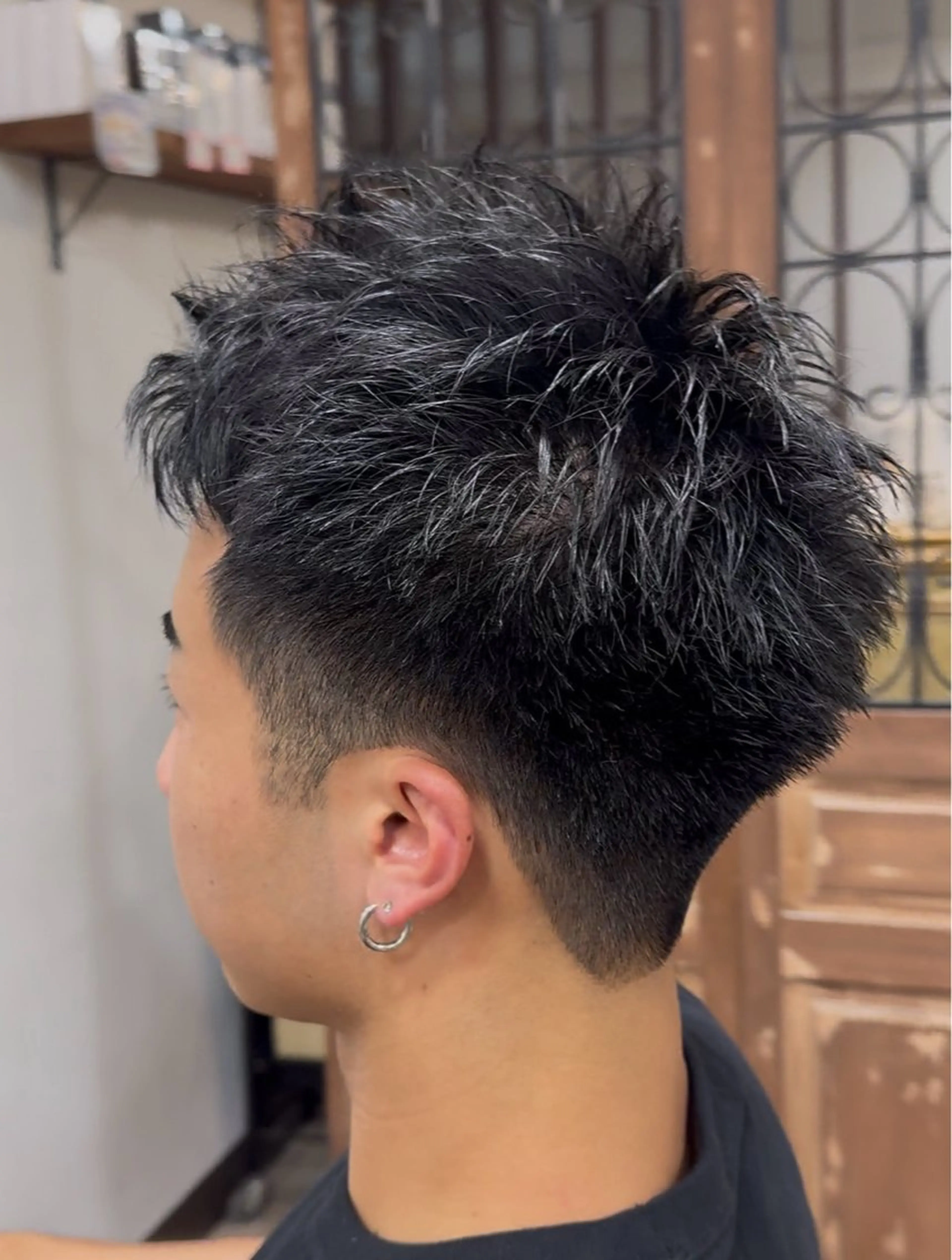 ショート メンズ カット メンズカット/透明感 カラー/河端悠花のヘアスタイル