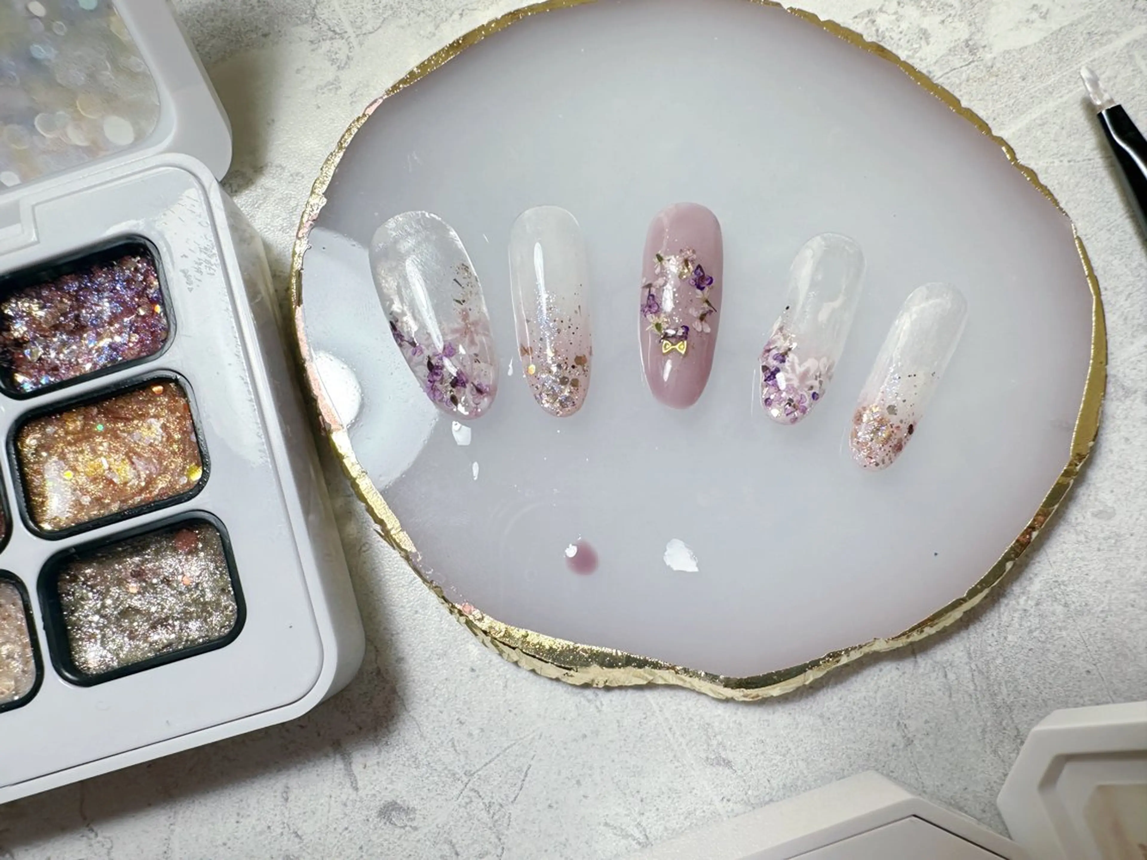 ネイル フラワーネイル Moon Nailsのネイルデザイン
