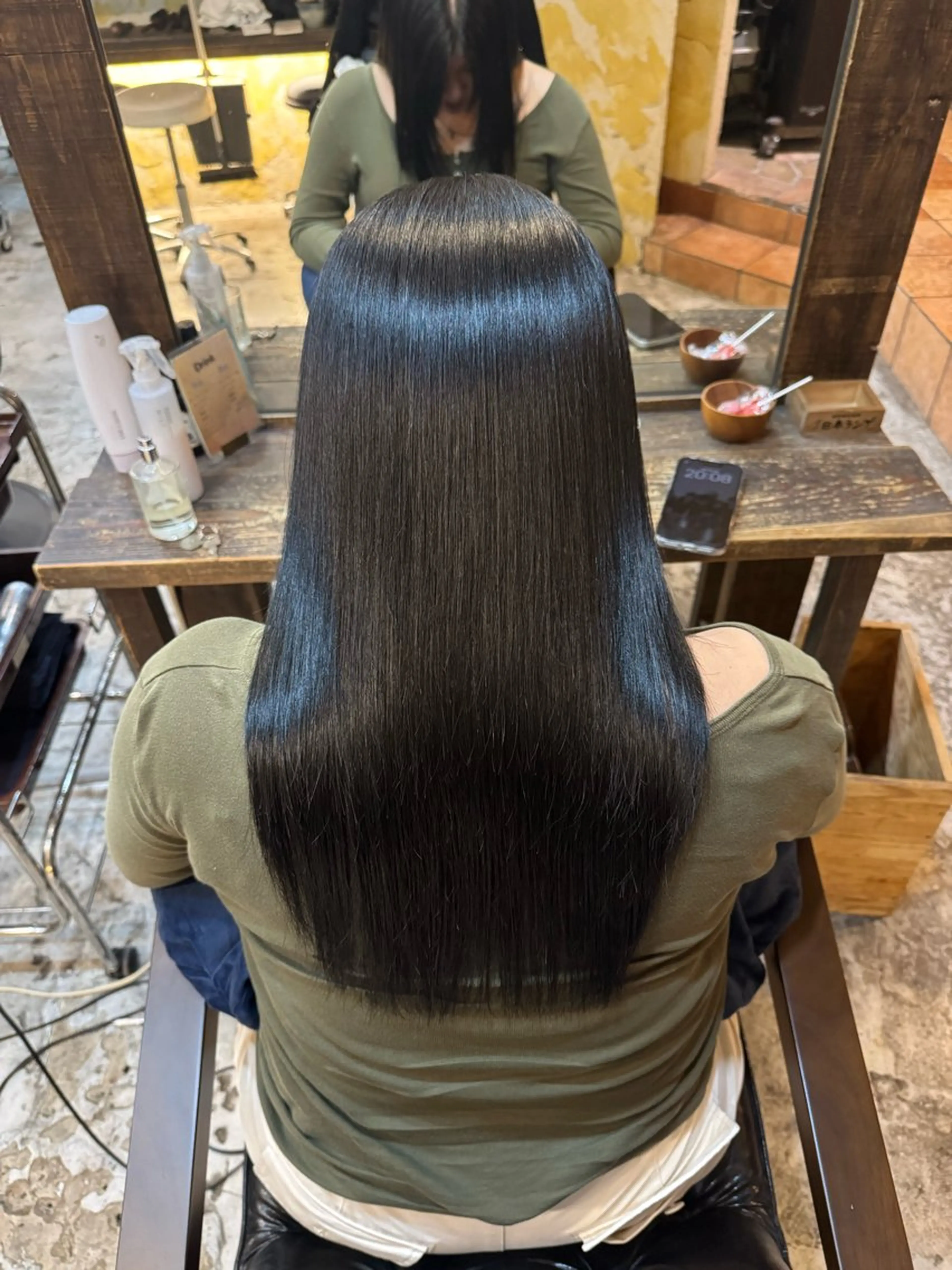 セミロング カラー カット ヘアカラー トリートメント 韓国ヘア🫧艶カラー 🫧髪質改善/オオヤのヘアスタイル