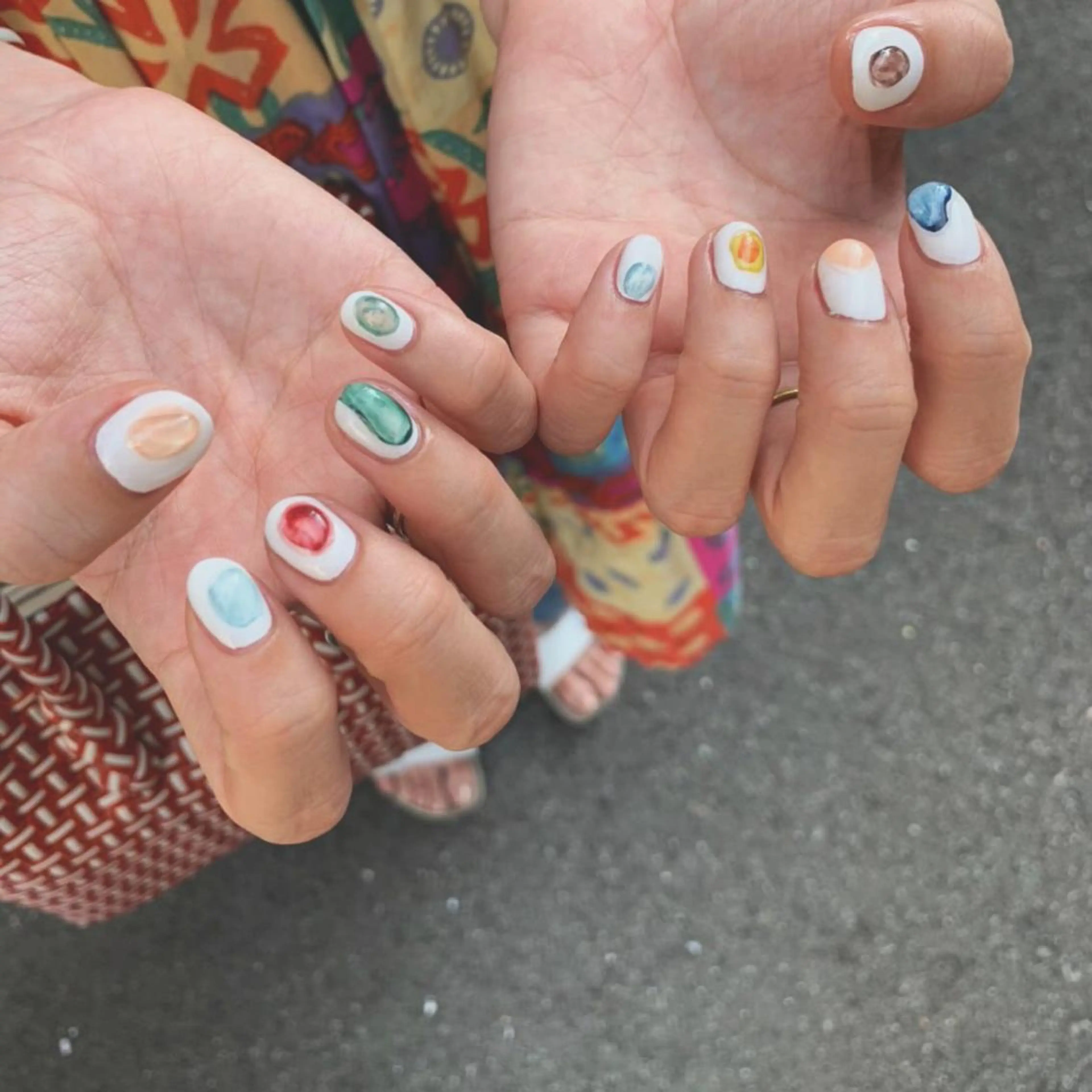 ショート ネイル ハンドネイル ハンドケア naillmatic ﾈｲﾙﾏﾃｨｯｸのネイルデザイン