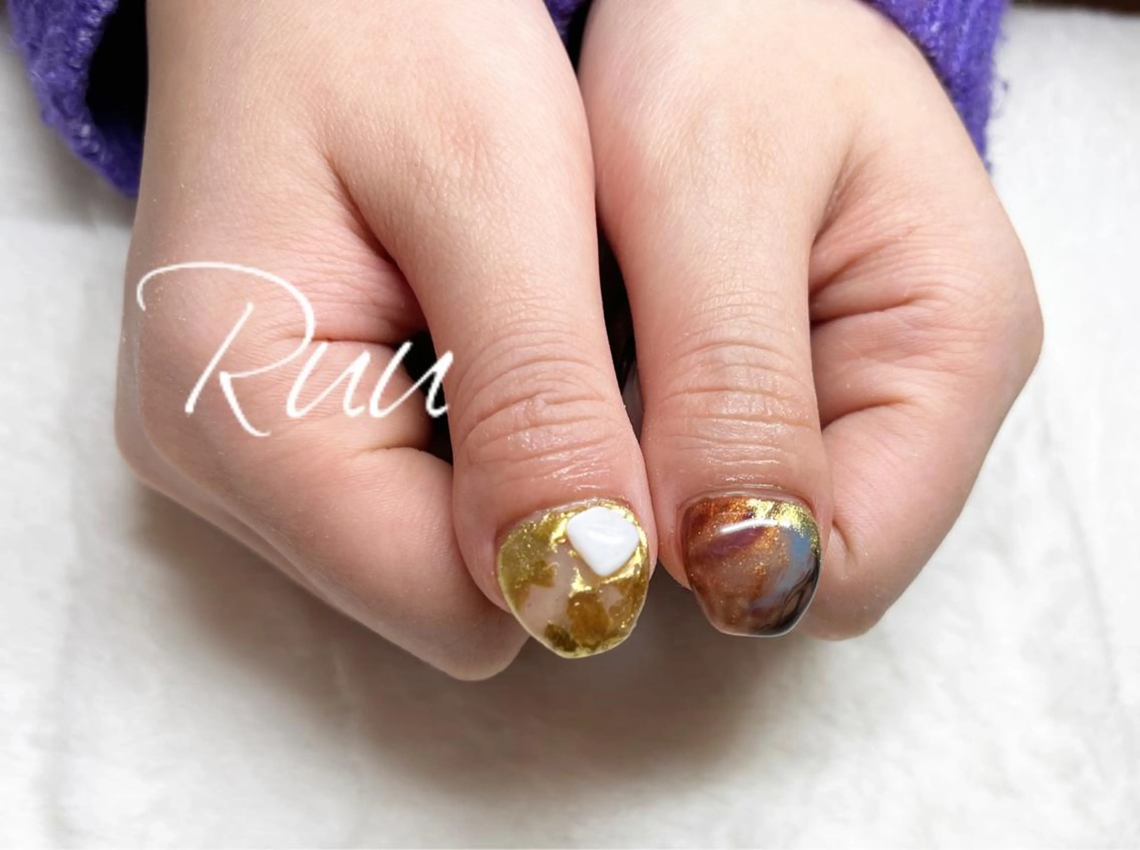 ネイル アートネイル フットネイル フレンチネイル キラキラネイル 韓国ネイル Nail salon Ruuのネイルデザイン