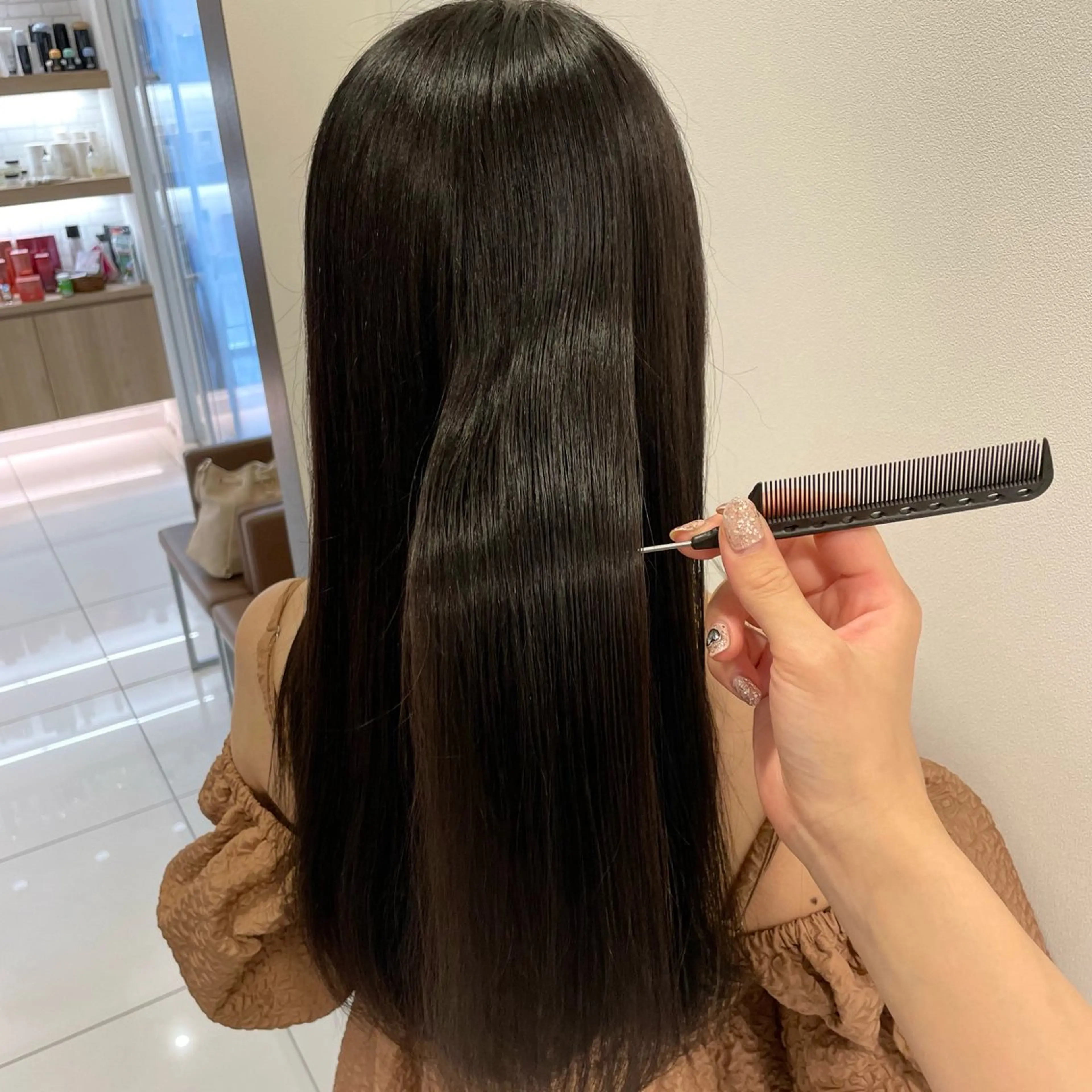 ロング 髪質改善 トリートメント トリートメント 鎌倉/アレンジ/暗髪 /髪質改善/ ユキミのヘアスタイル