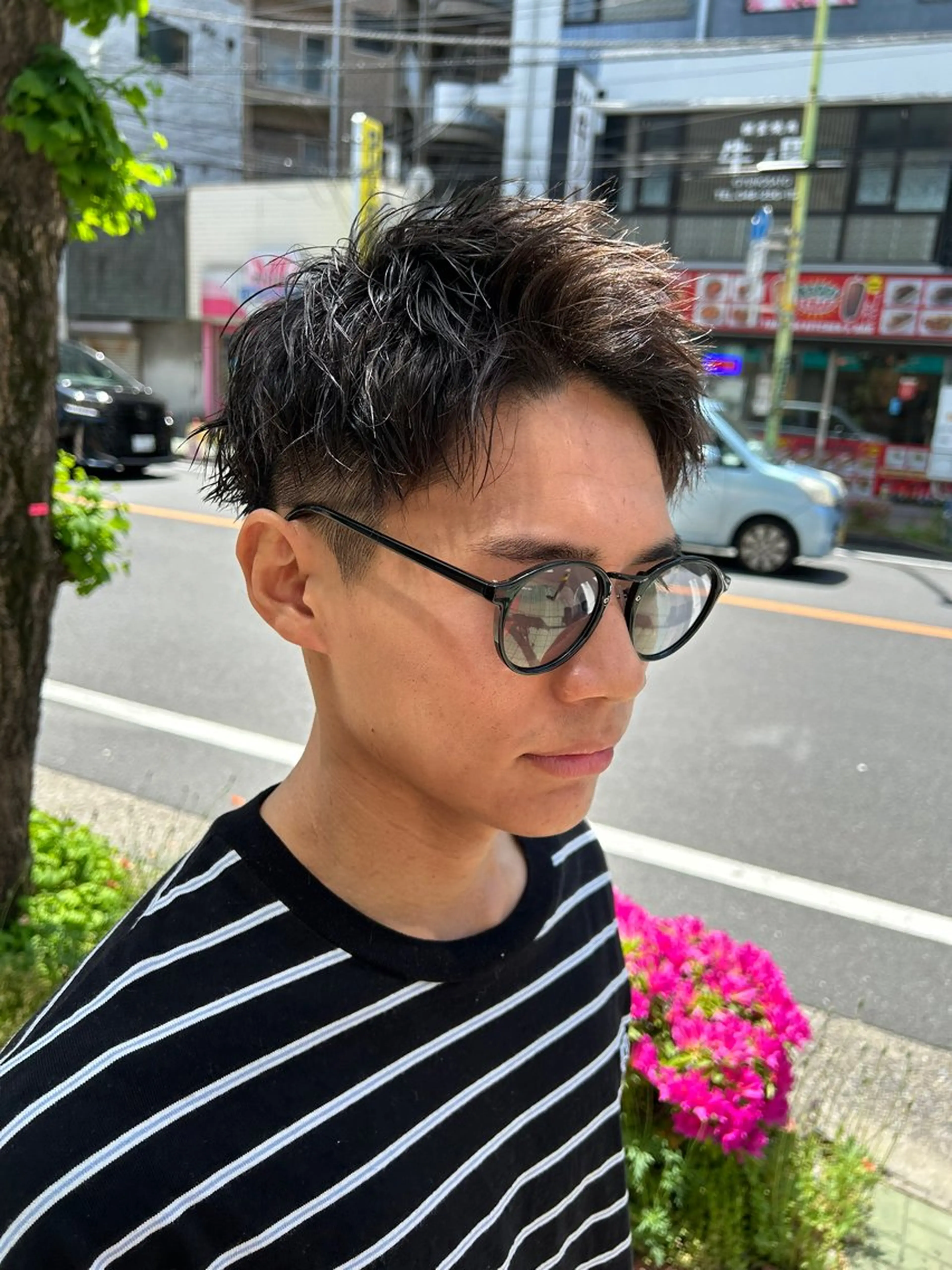 ショート パーマ メンズ 《メンズ特化》 足立　正寛のヘアスタイル