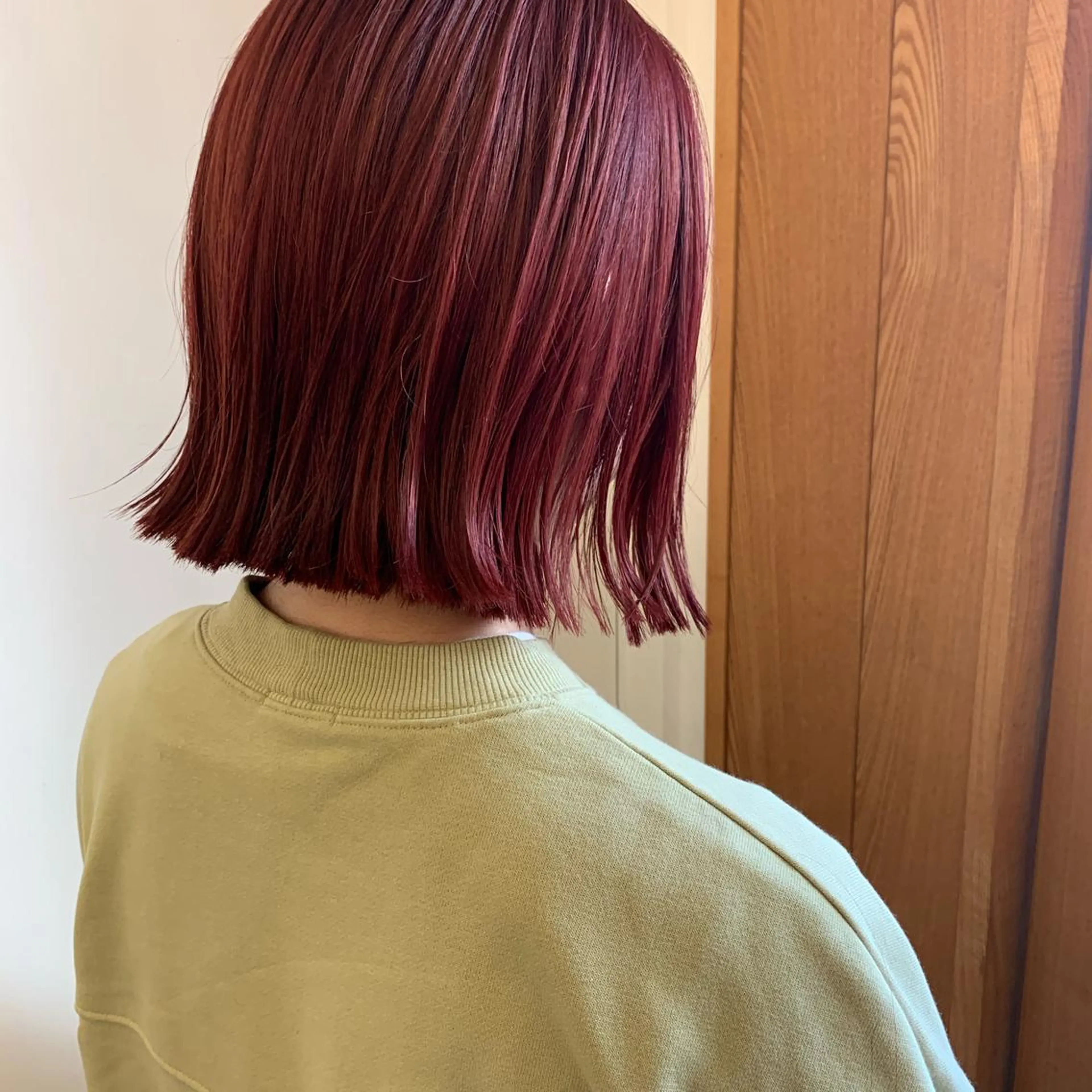 ショート 艶髪color💎髪 質改善ストレート大吉のヘアスタイル