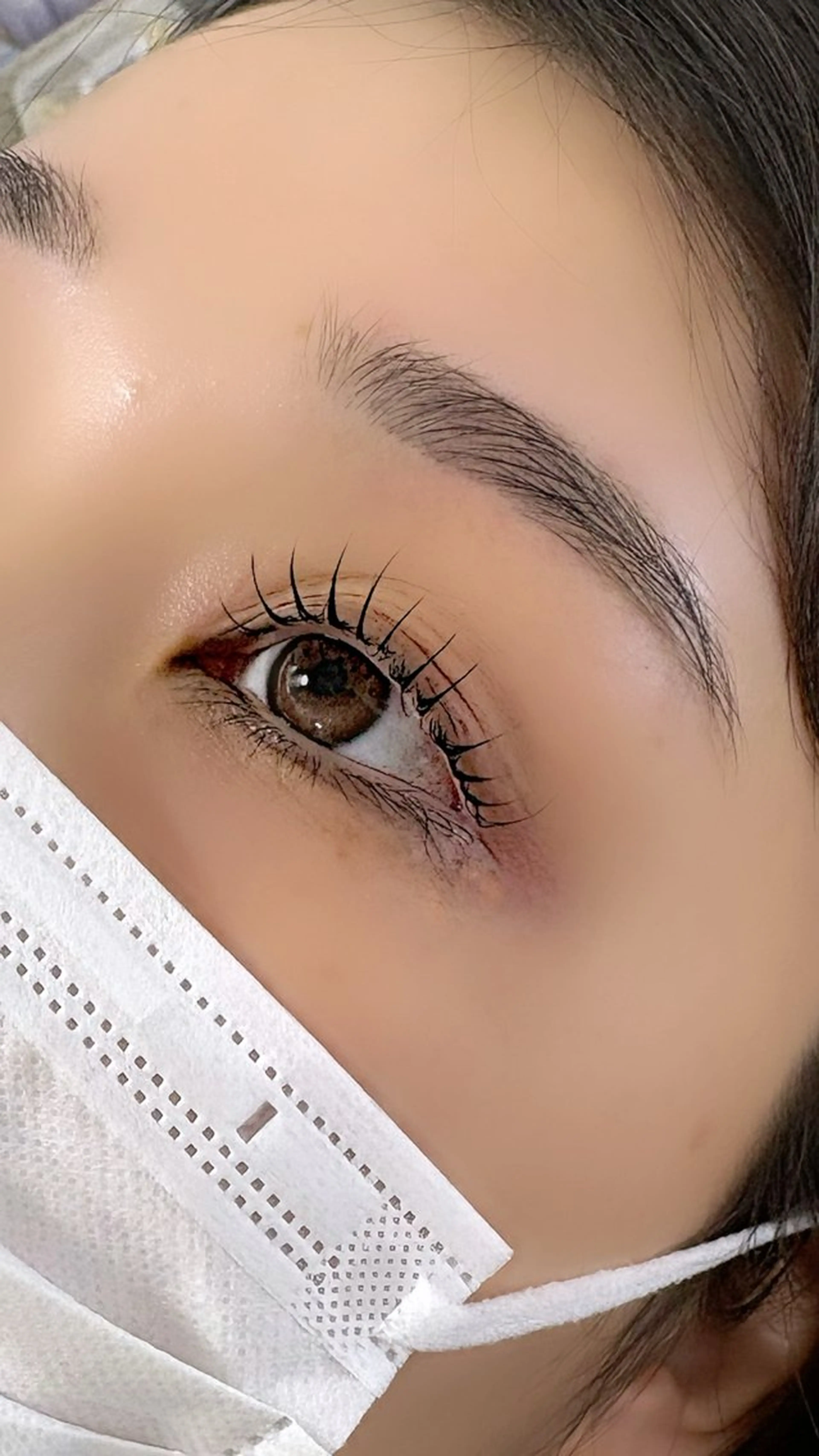 🌻美眉ワックス×まつ毛パーマ🌻(メイク無し)の写真