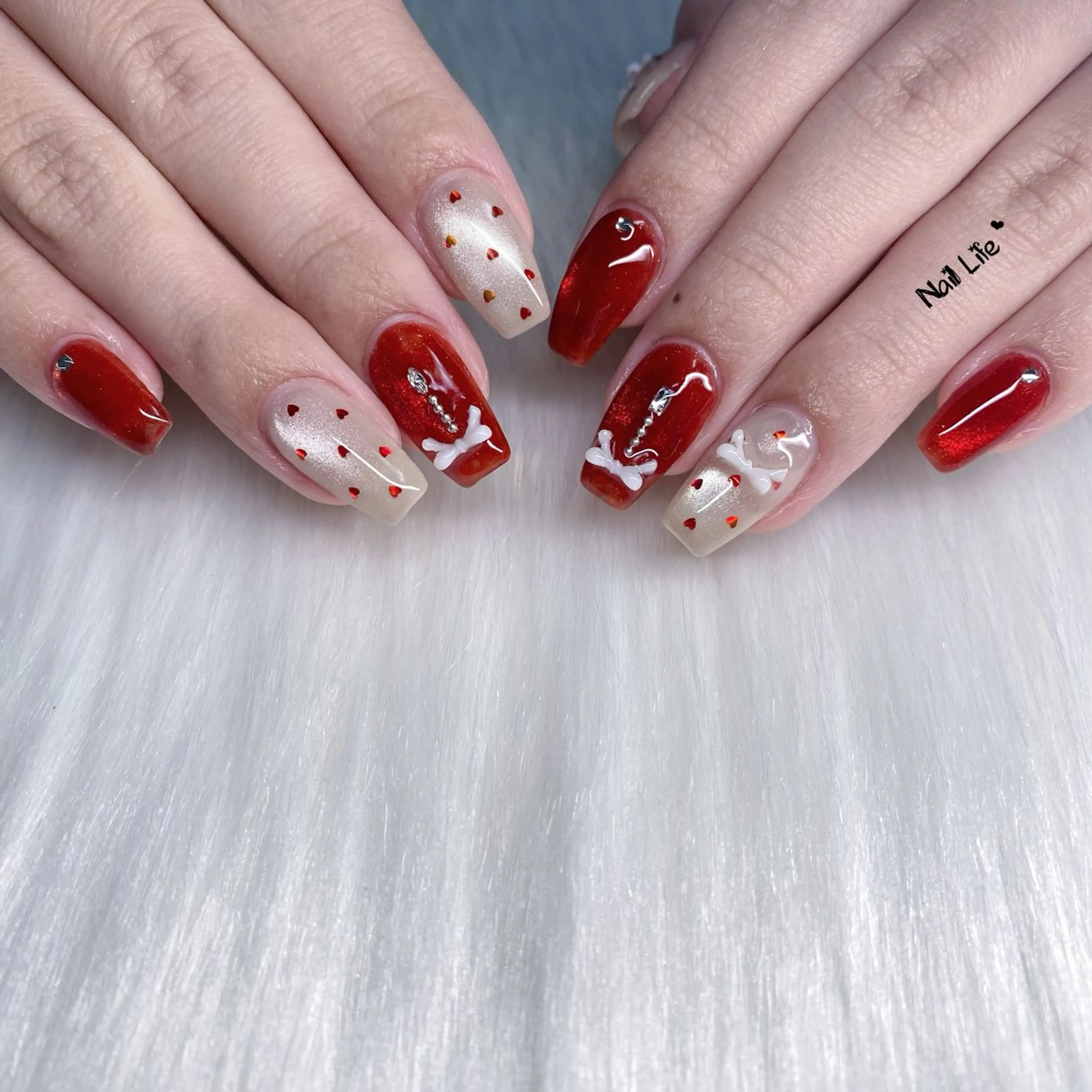 ネイル バレンタイン Nail Lifeのネイルデザイン