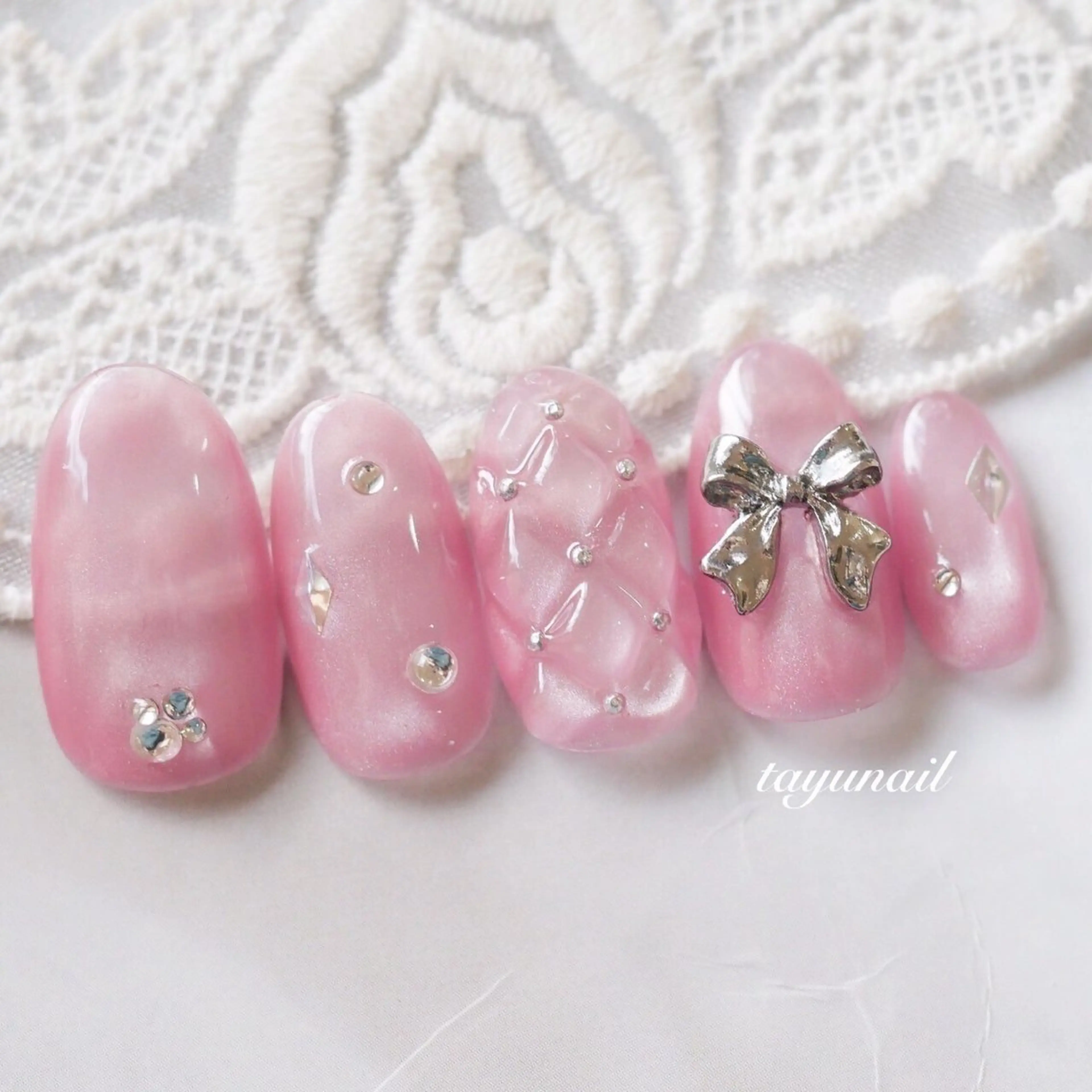 ネイル アートネイル ジェルネイル パラジェル 夏ネイル ネイルサロン 【たゆnail】のネイルデザイン