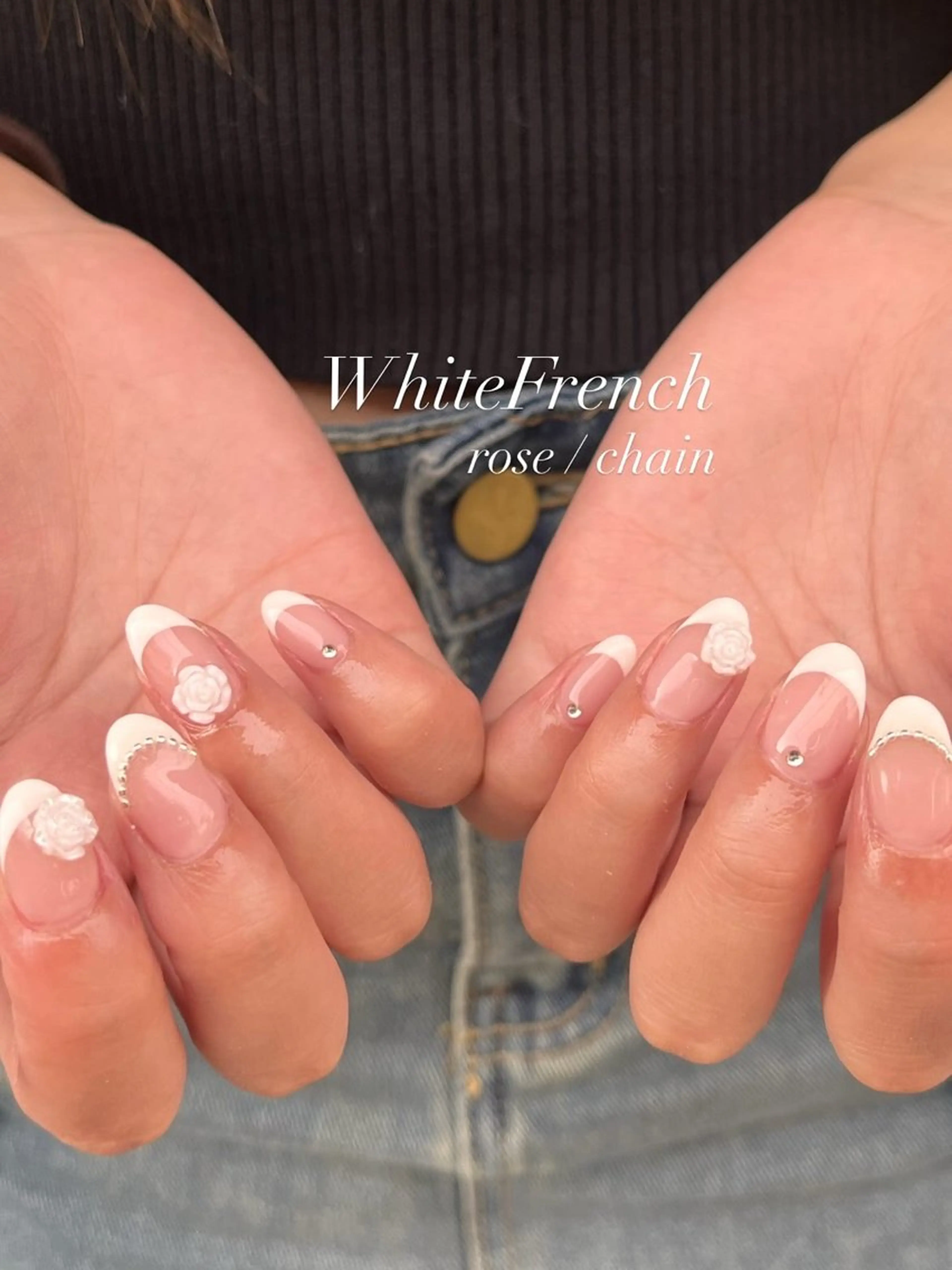 ネイル フレンチネイル ハンドネイル ballie／小野原 なつみのネイルデザイン